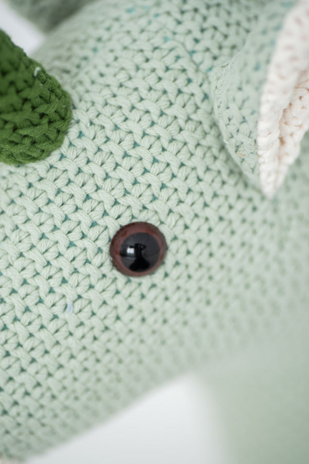 Peluche algodón unicornio alado verde