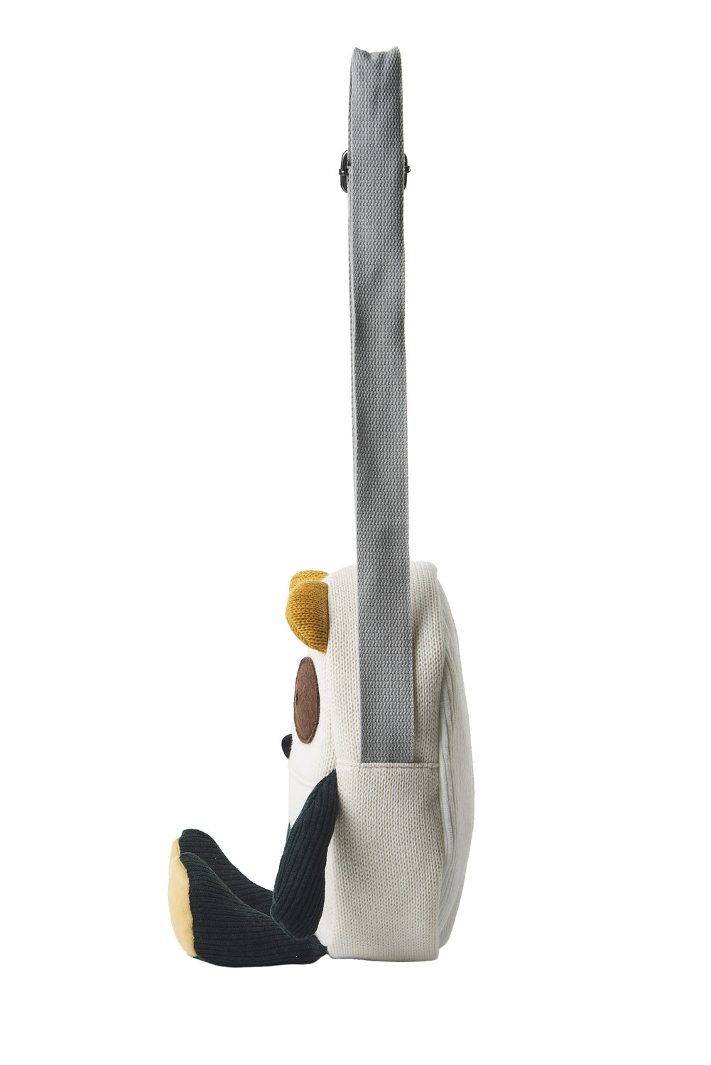 Bolso infantil algodón panda blanco