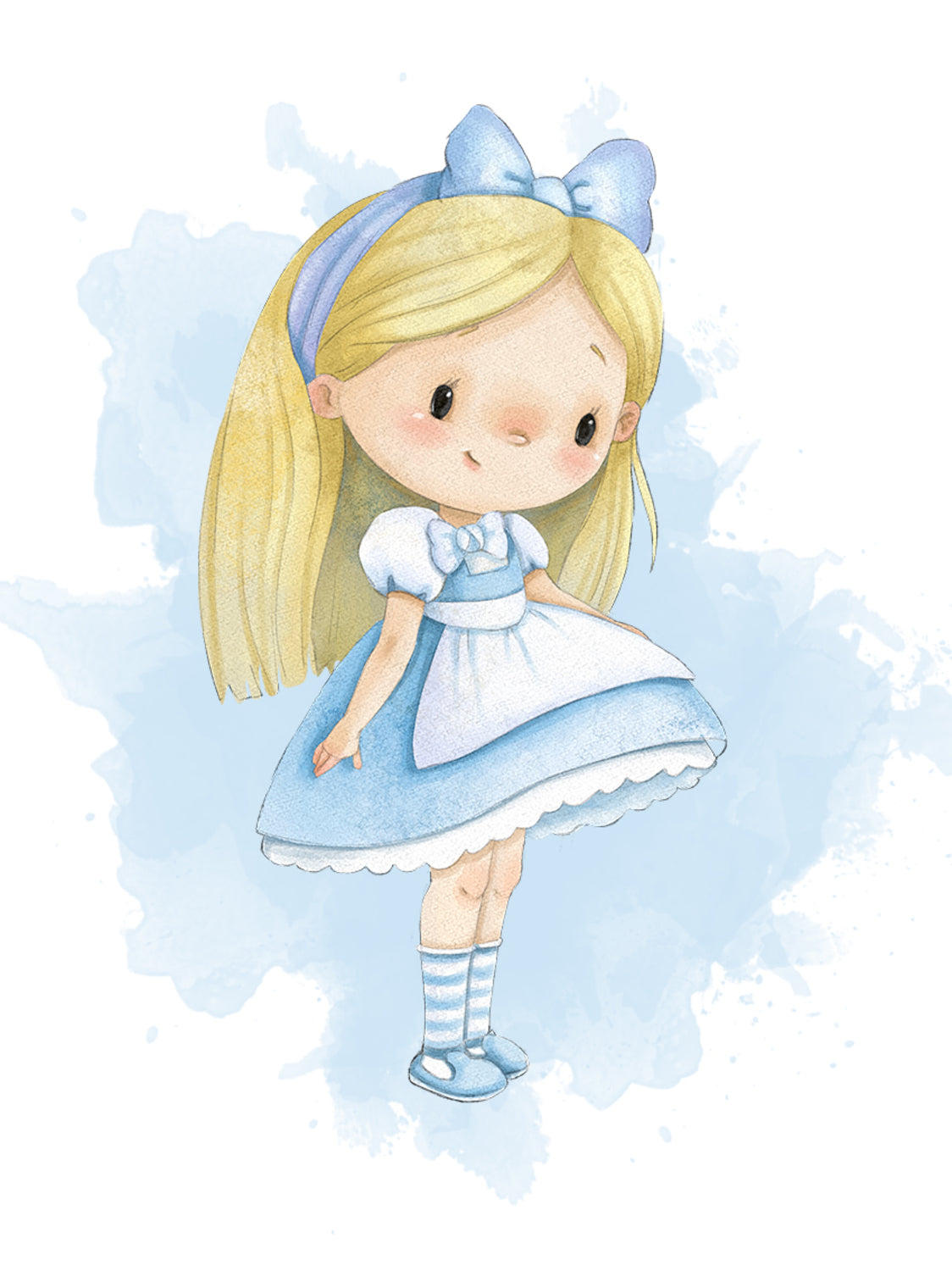 Lámina infantil Alicia pais de las maravillas