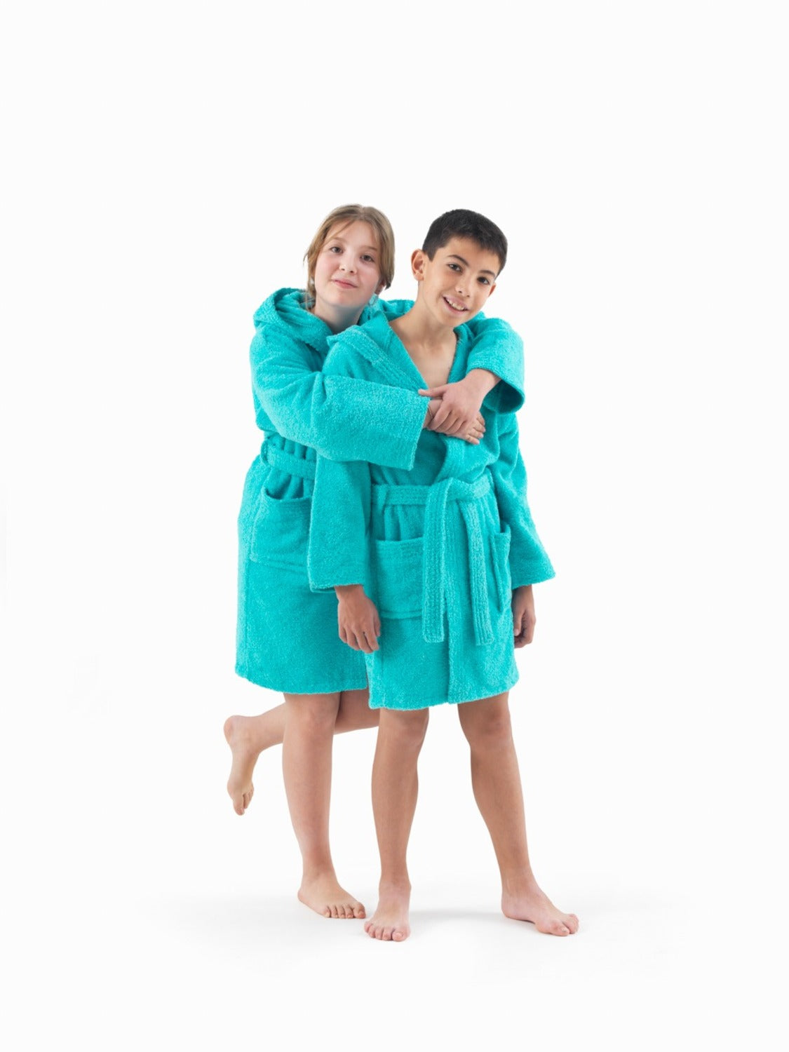 Albornoz niño Bolsa Liso Aguamar Talla 10-12