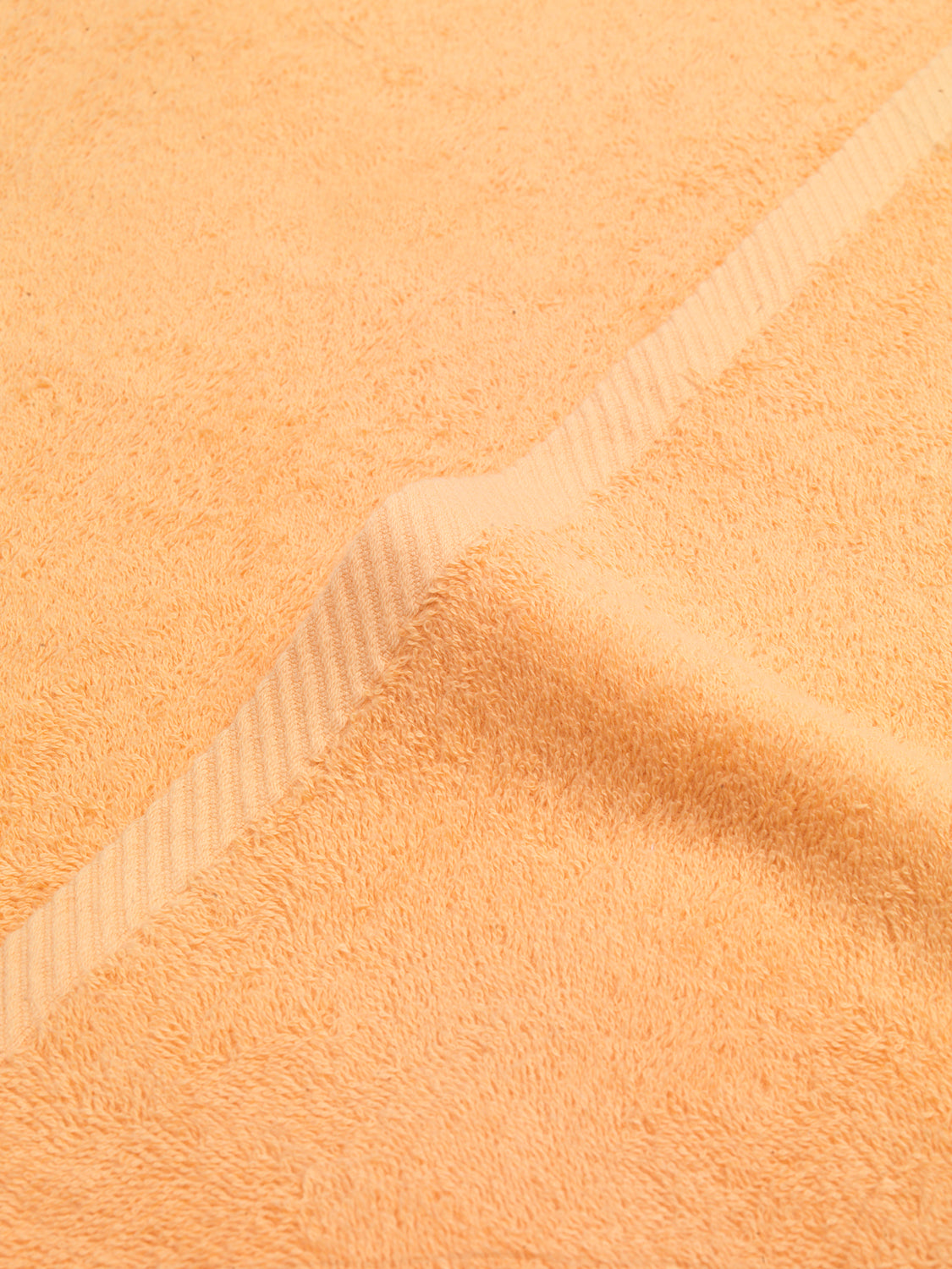 Set 4 Toallas piezas: 2 manos + 2 baño color papaya