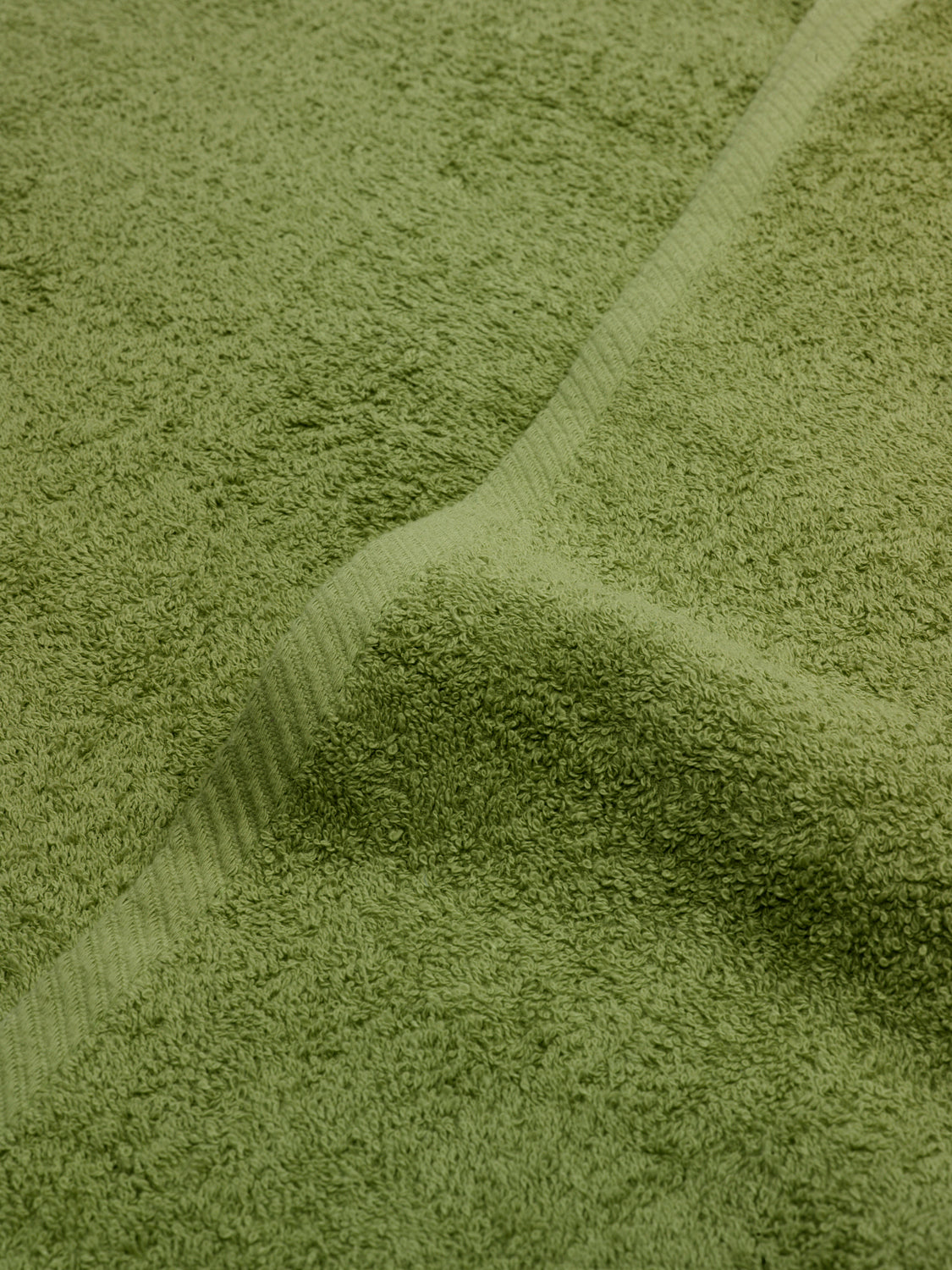 Set 4 Toallas piezas: 2 manos + 2 baño color hoja