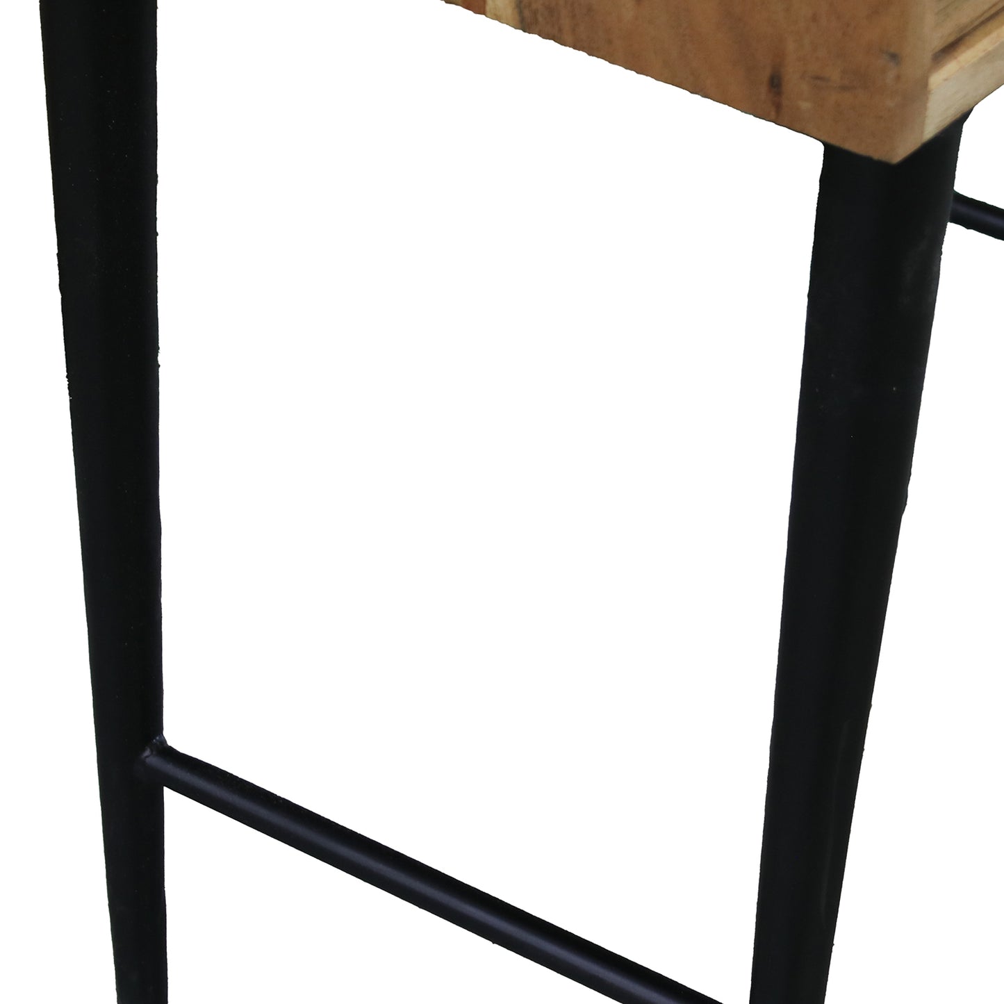 ARMARIO MADERA MANGO NATURAL C /2 PUERTAS PATAS METAL HIERRO