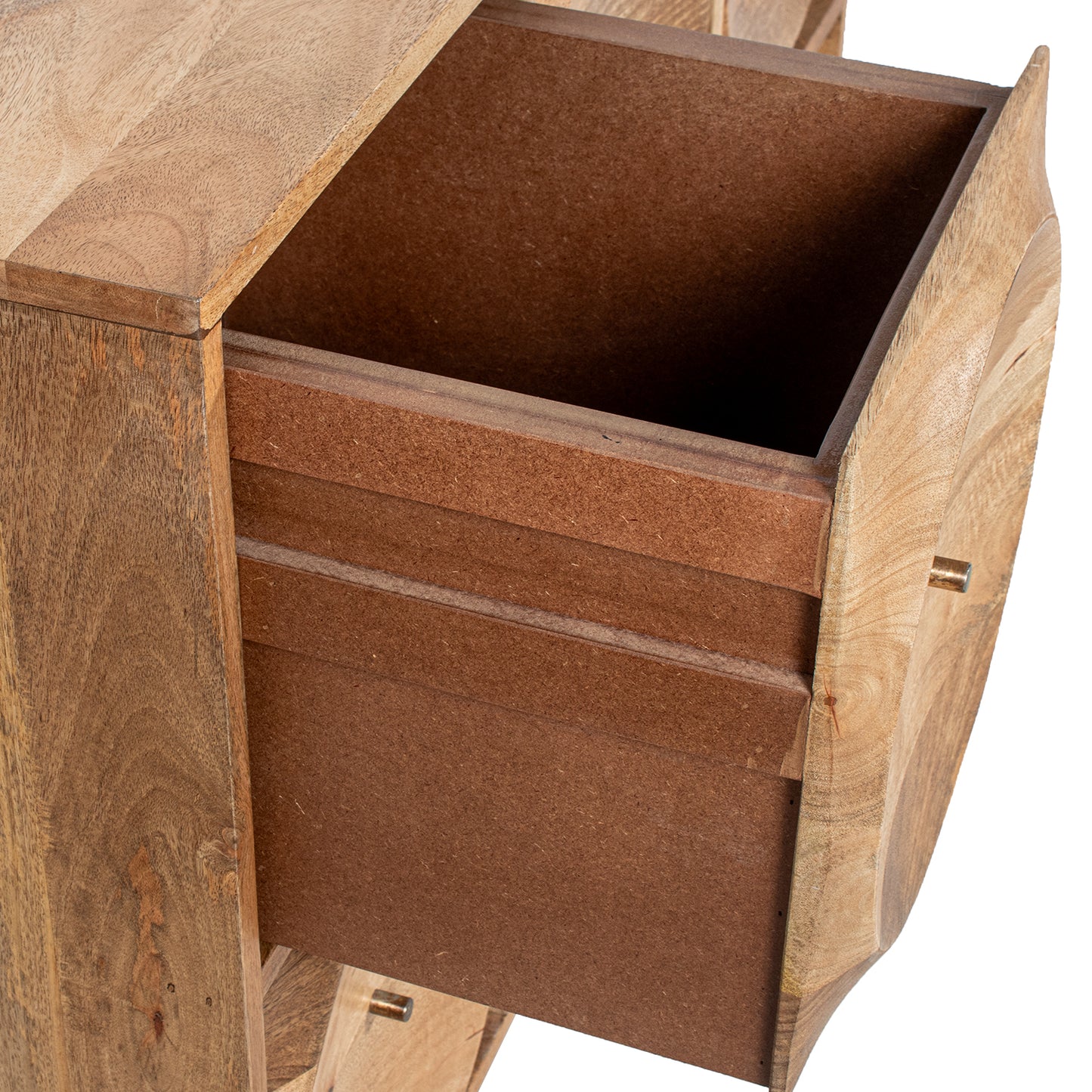 MUEBLE ENTRADA MADERA MANGO C/ 6 CAJONES