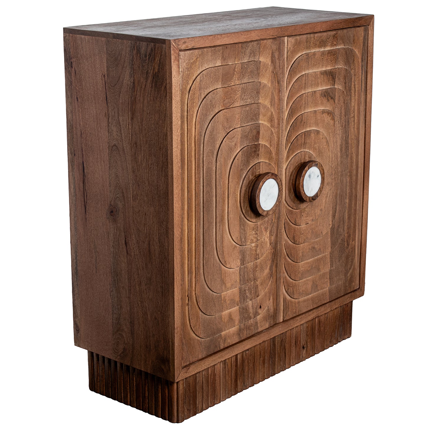 MUEBLE ENTRADA MADERA MANGO 2 PUERTAS