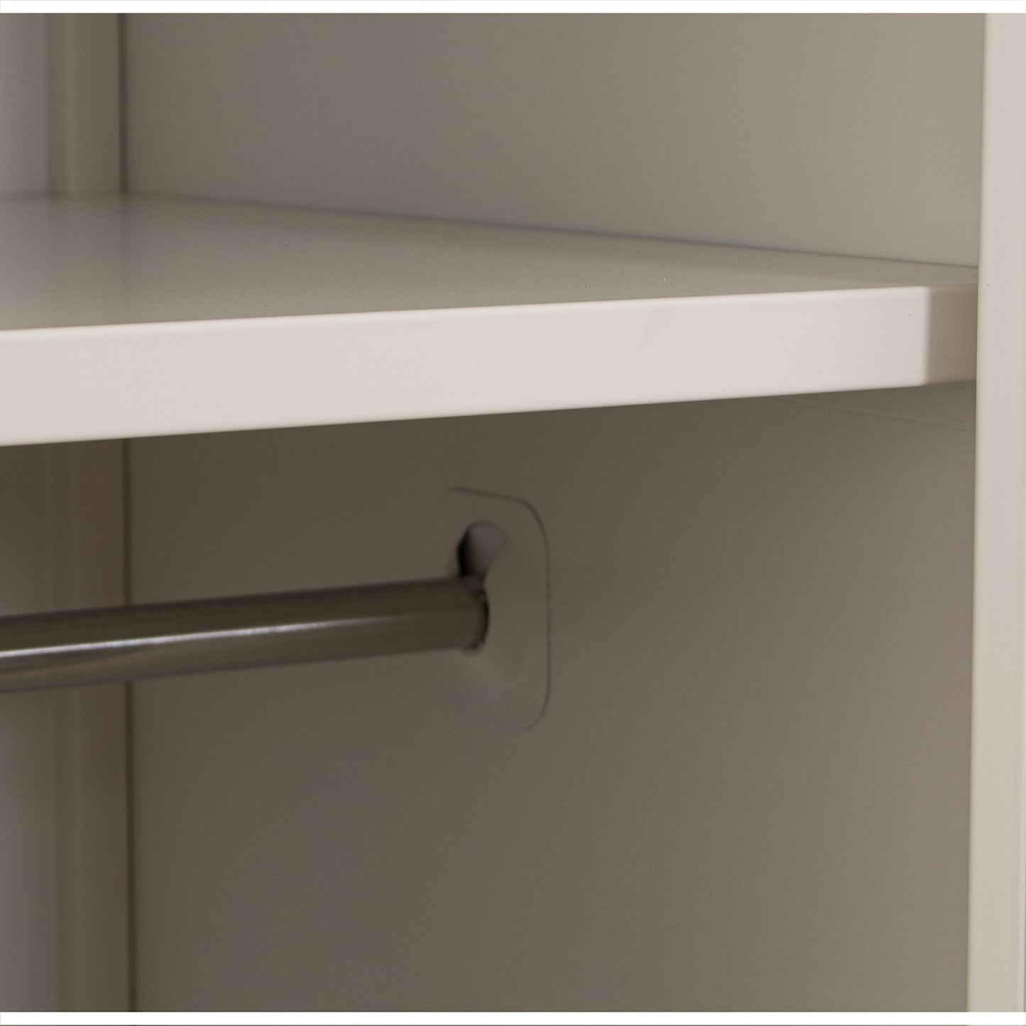 ARMARIO METAL 2 PUERTAS BLANCO : REQUIERE MONTAJE