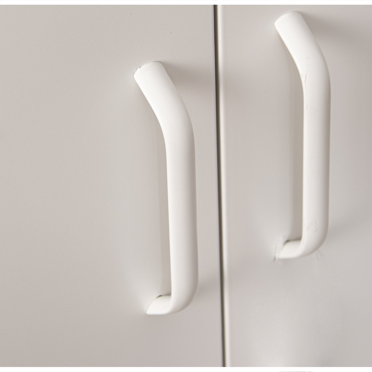 APARADOR METAL 4 PUERTAS BLANC O: REQUIERE MONTAJE