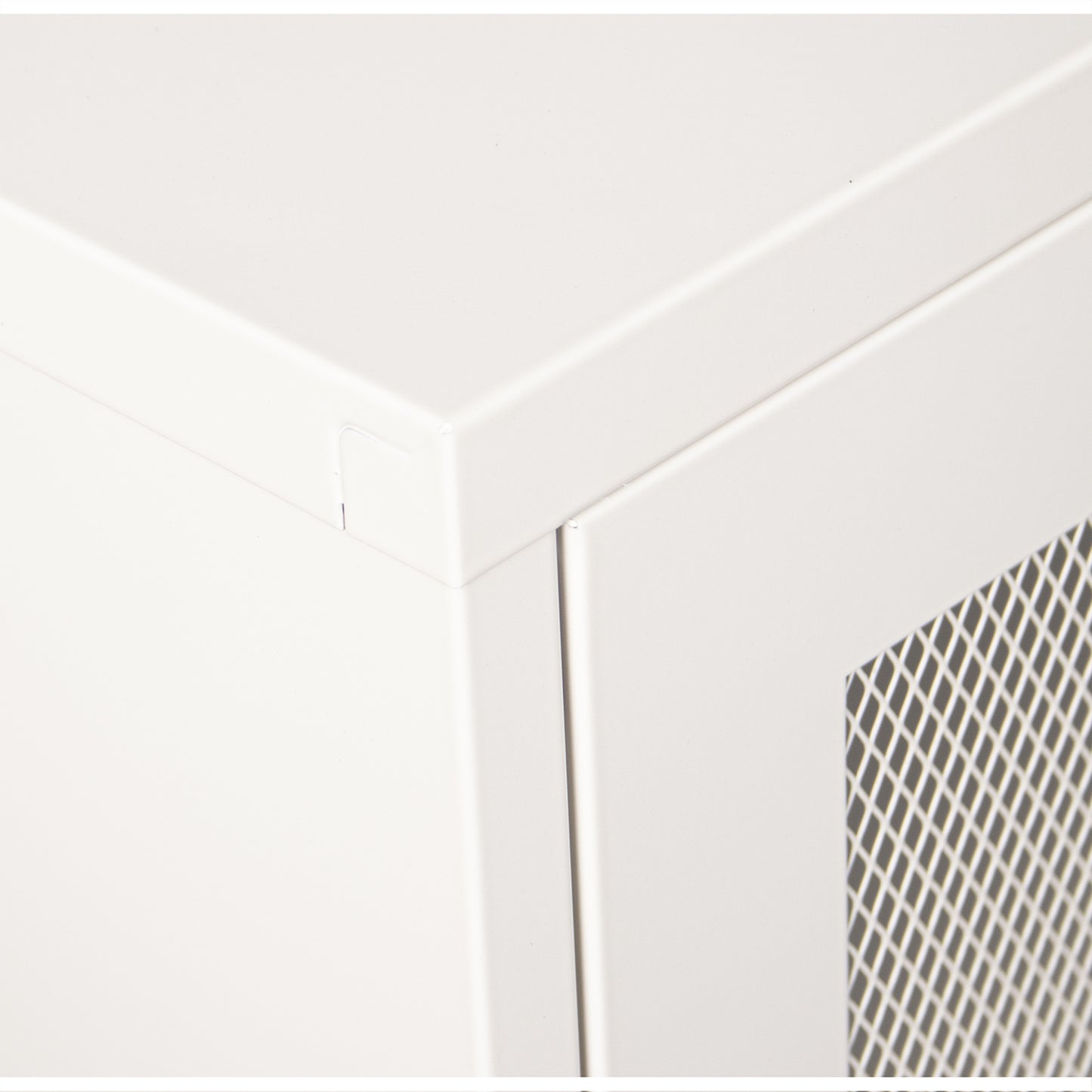 APARADOR METAL 2 PUERTAS C/REJ ILLA BLANCO: REQUIERE MONTAJE