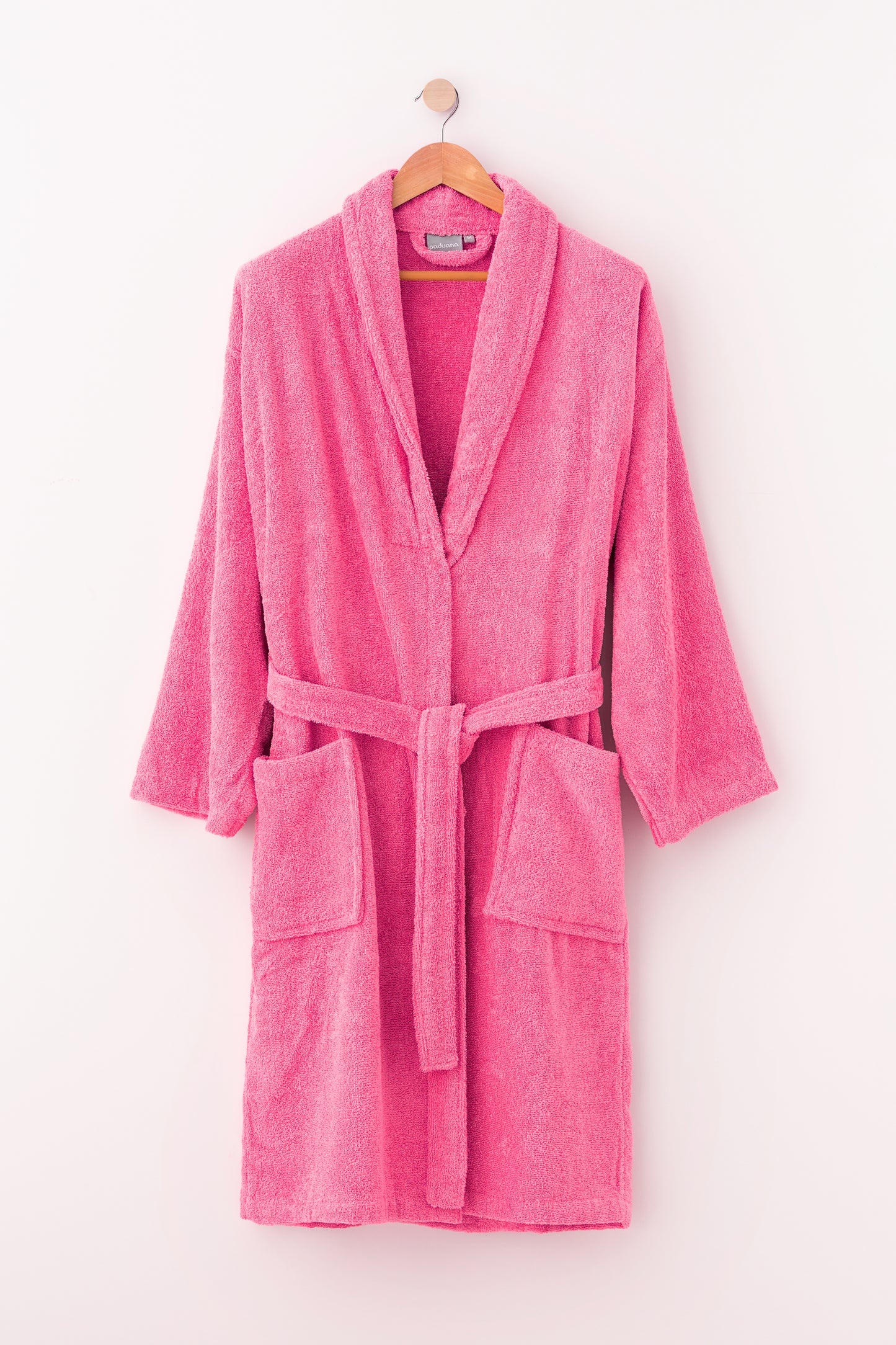 Albornoz 100% Algodón T-Xl Fucsia