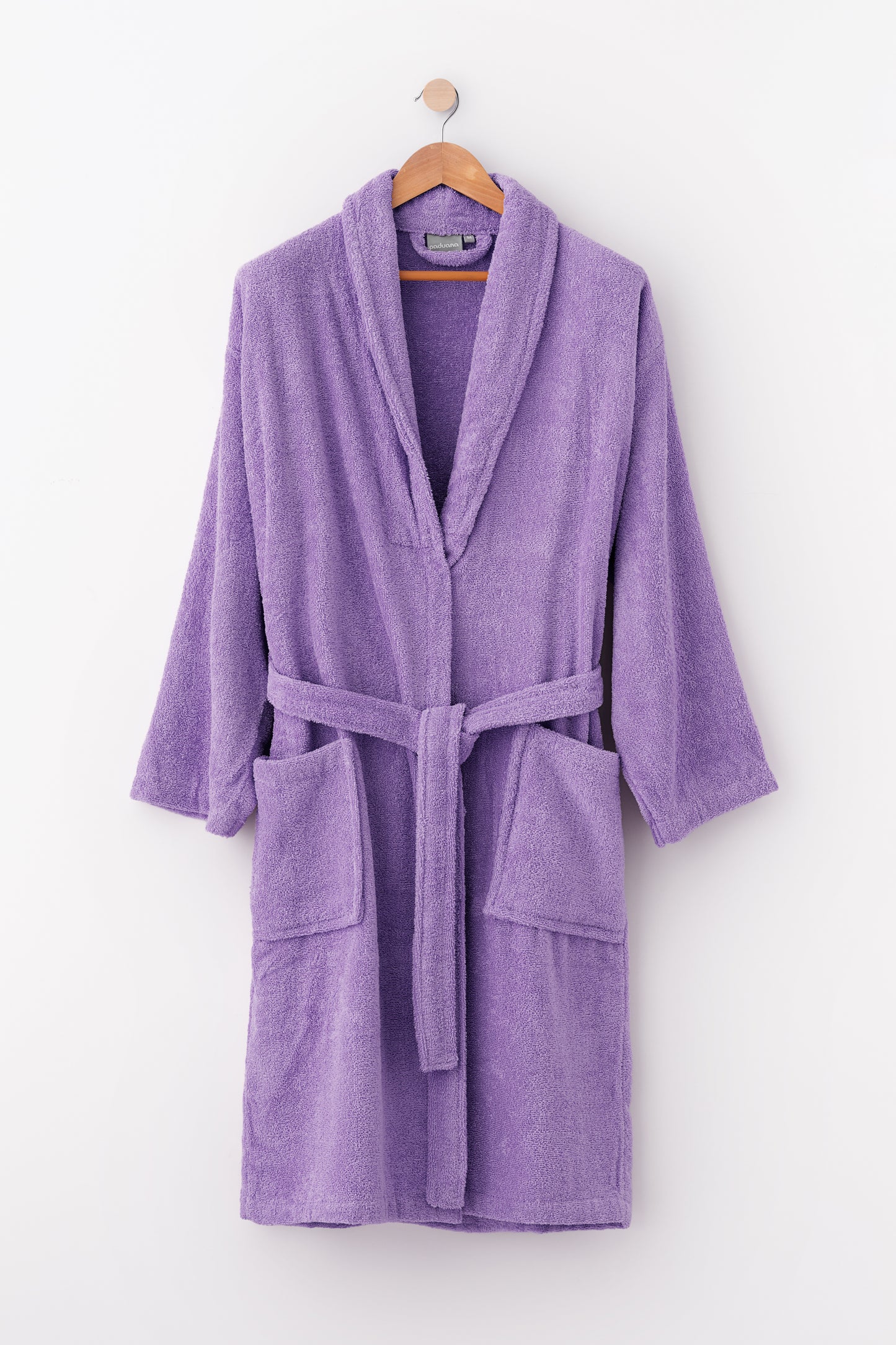 Albornoz 100% Algodón T-Xl Lila
