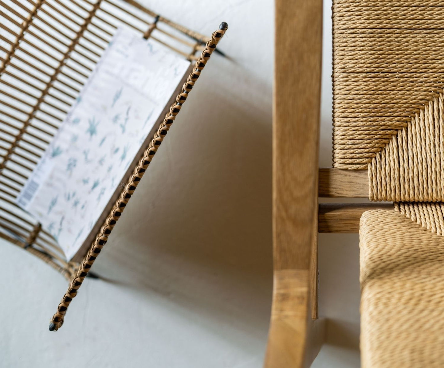 REVISTERO DE BAMBÚ Y RATÁN 38X29X35