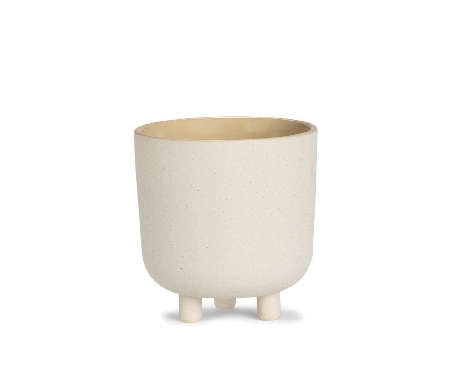 MACETA CERÁMICA MARFIL Ø21:5X23 CM