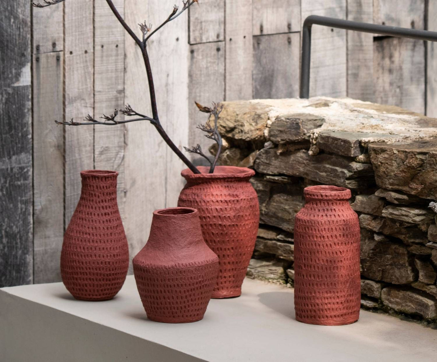 JARRÓN ALGODÓN MACHÉ ARGILE