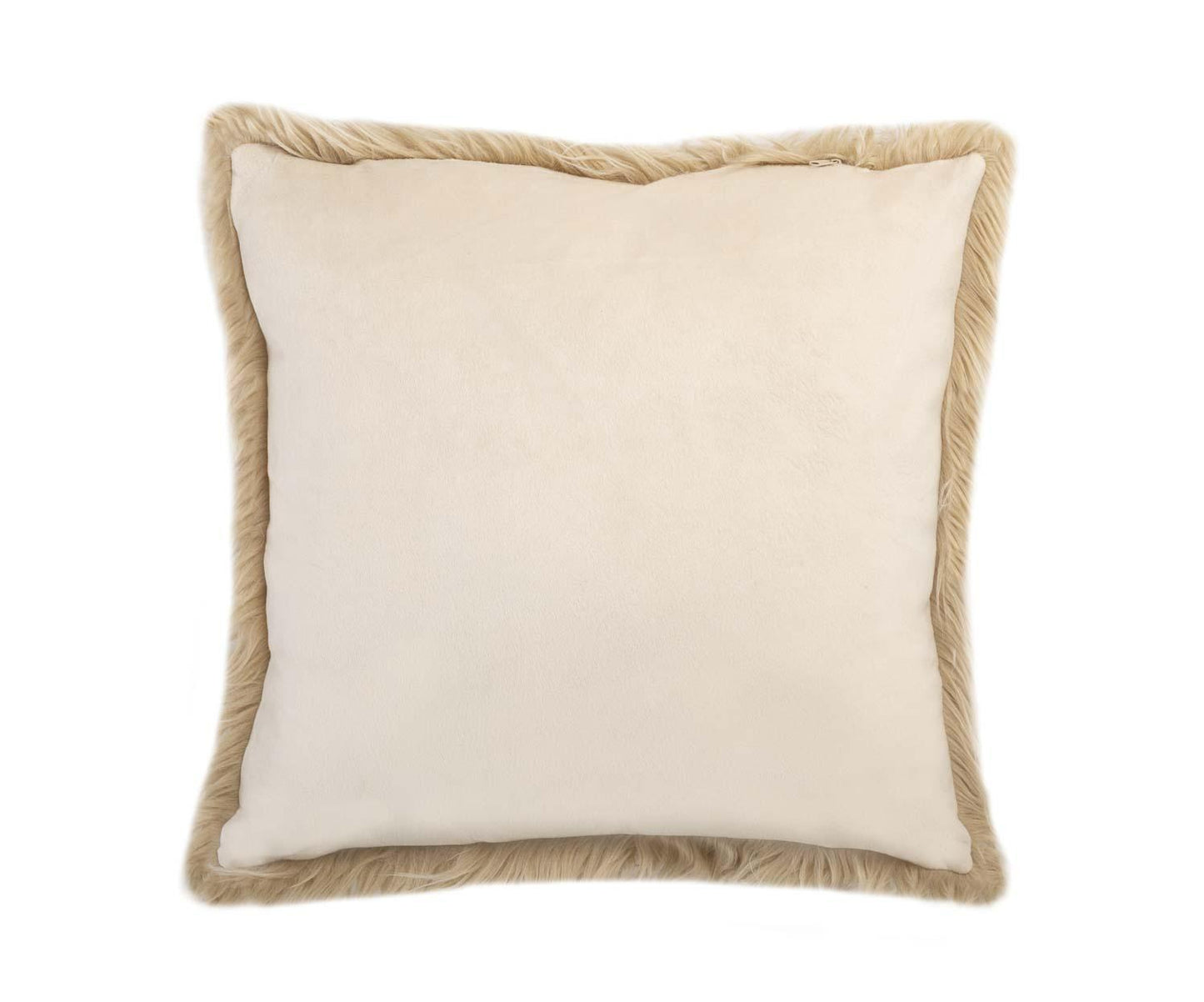 COJÍN PELO BEIGE 50X50XCM