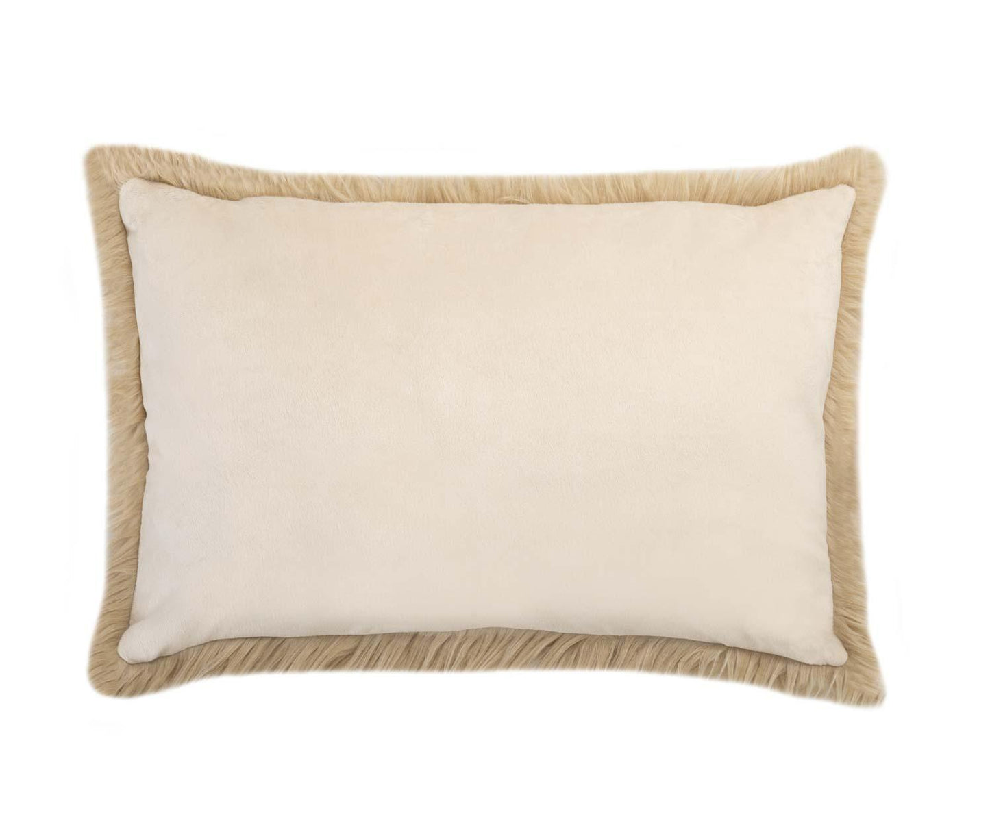 COJÍN PELO BEIGE 40X60CM