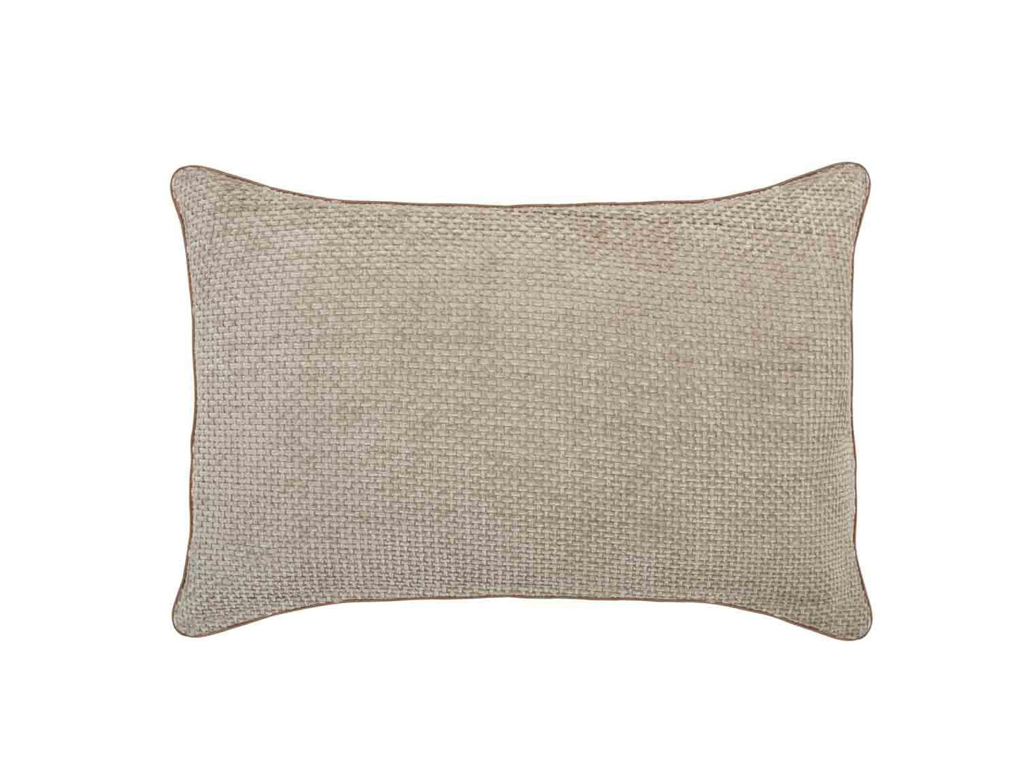 COJÍN CHENILLA GRIS 40X60CM