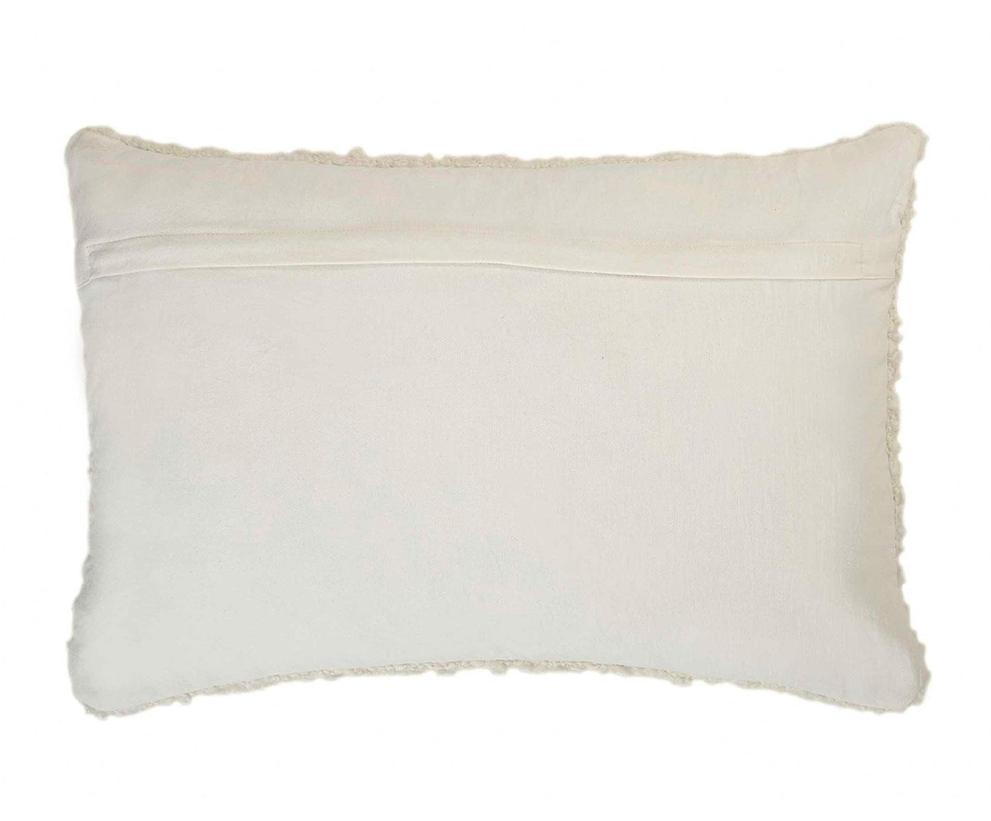 COJÍN BOUCLÉ BLANCO 40X60 CM