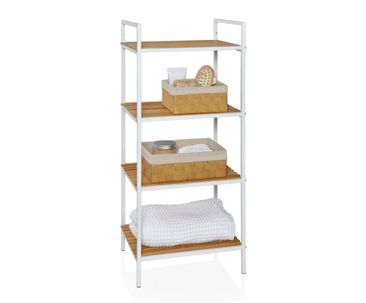 ESTANTERÍA BLANCA MET/BAM 39X32X95