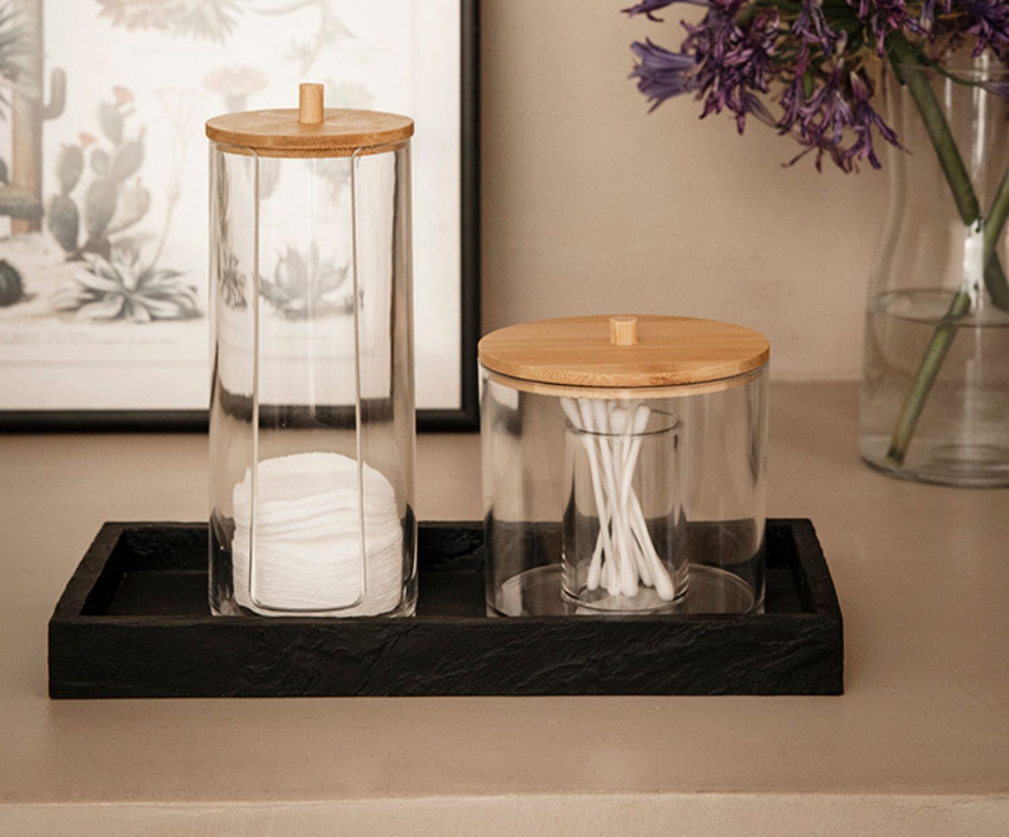 BOTE BAÑO ORGANIZADOR ACRÍLIC Ø9X9