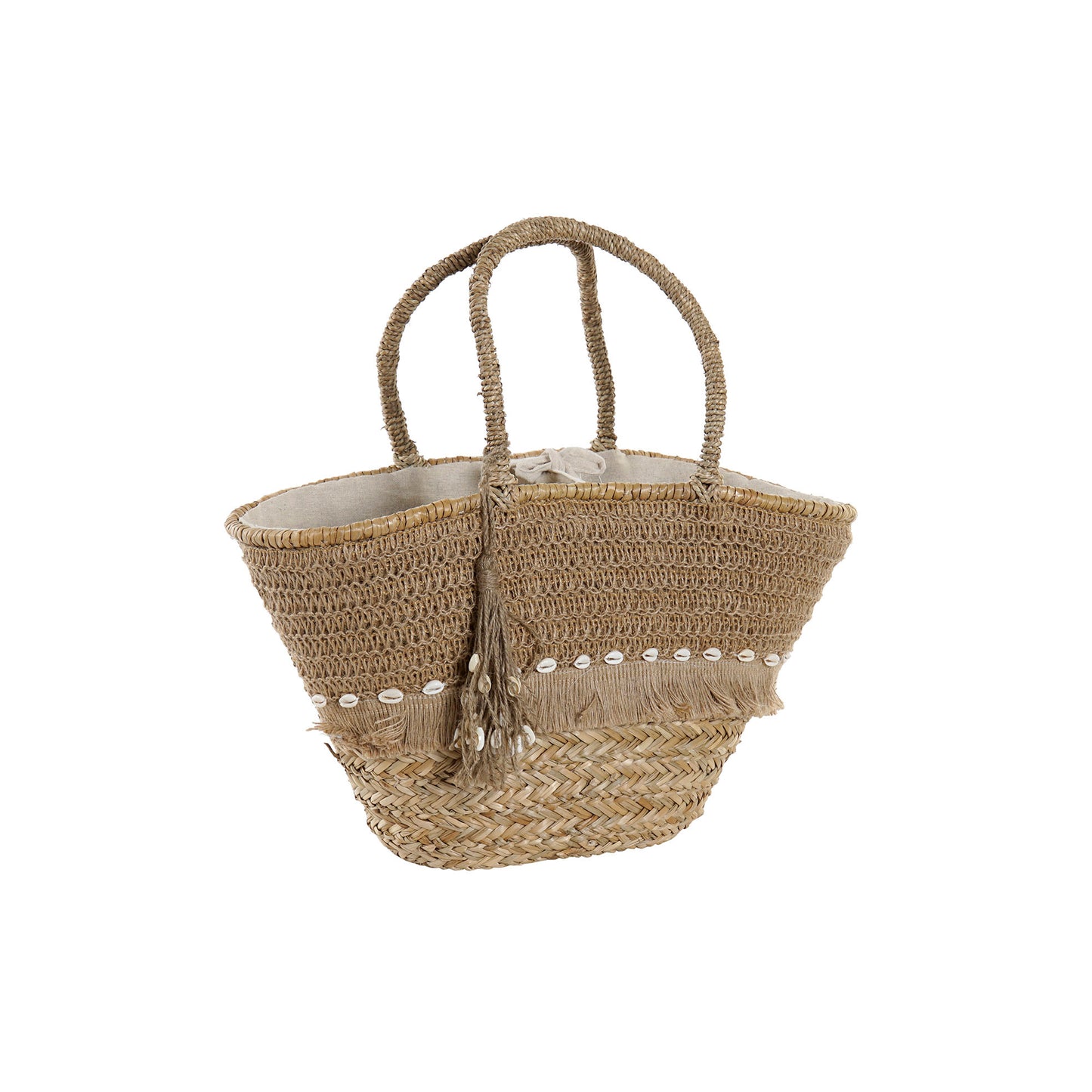 BOLSO SEAGRASS YUTE 53X15X51:5 40942:5 CONCHAS