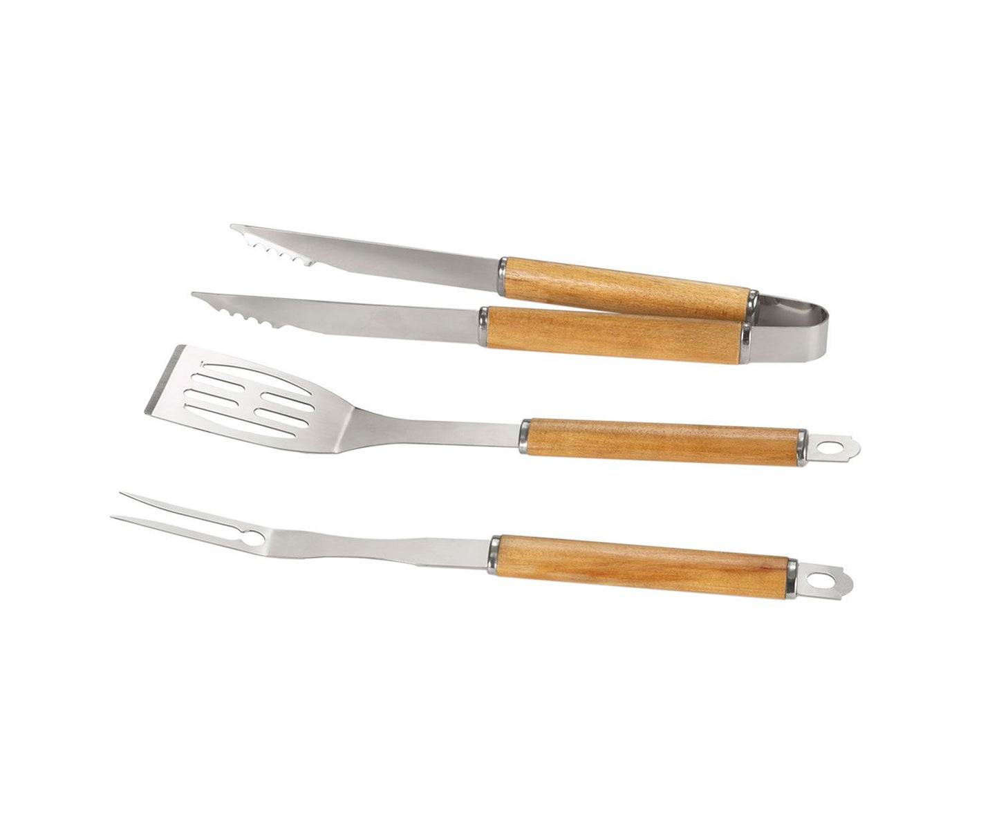 SET 3 UTENSILIOS BBQ ACACIA 43CM