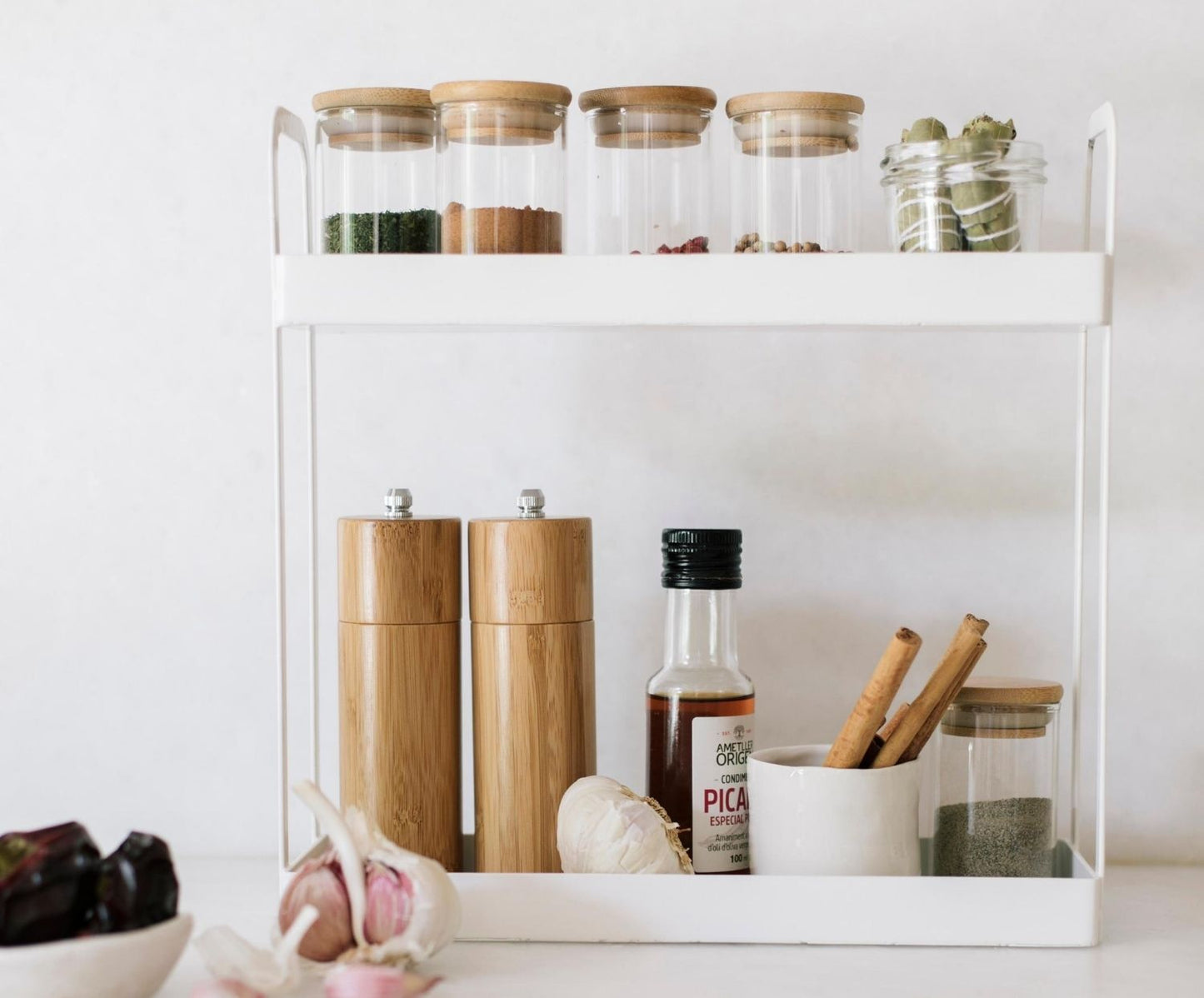 ESTANTE COCINA METAL BL. 30:5X10X30