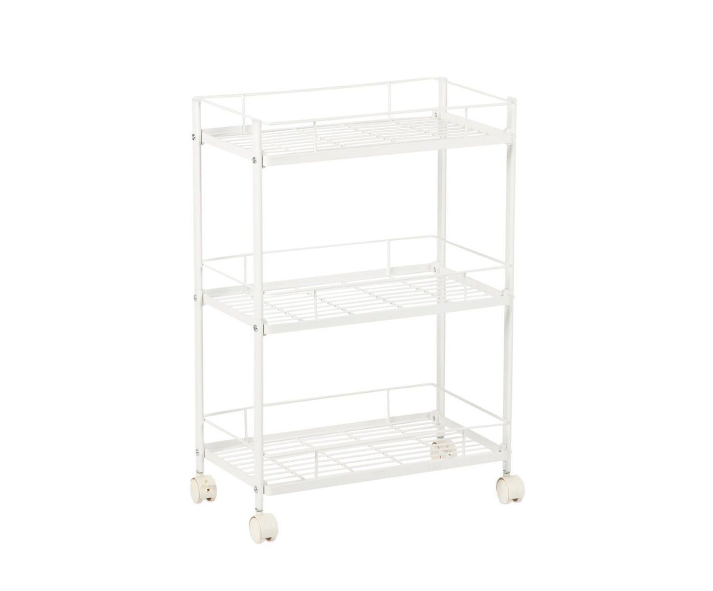 CARRO VERDULERO METAL BLANCO