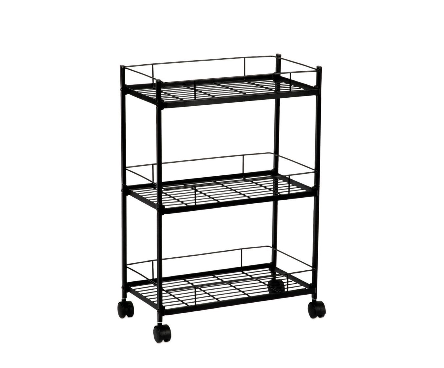 CARRO VERDULERO METAL NEGRO