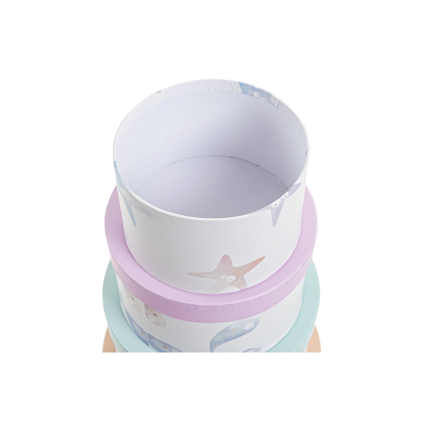 CAJA SET 10 CARTON 37:5X37:5X18 REDONDA AZUL