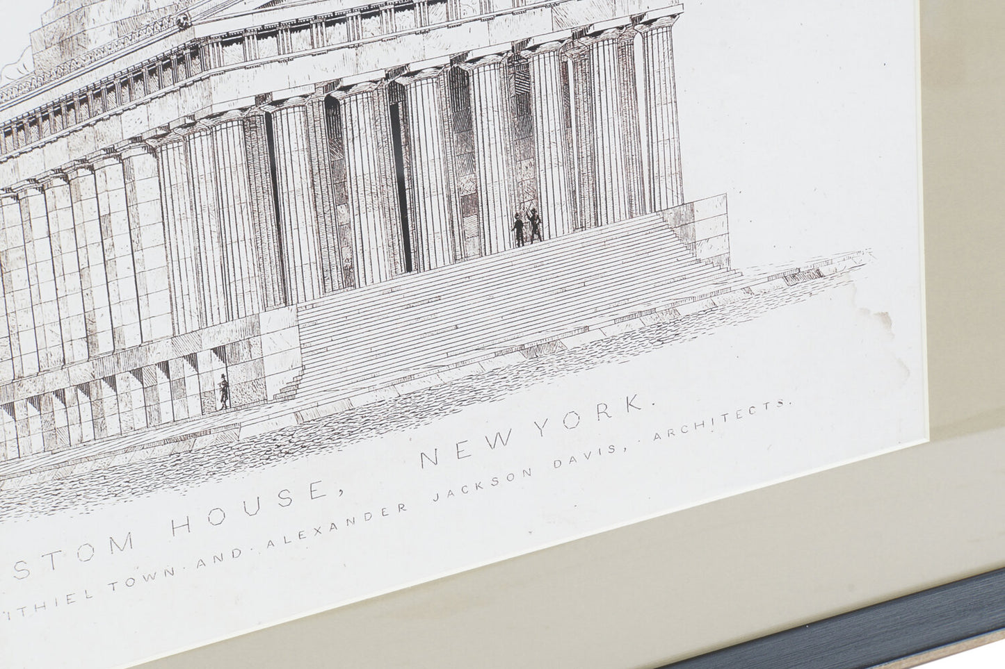 CUADRO CRISTAL PS 79X3X59 ARQUITECTURA ENMARCADO