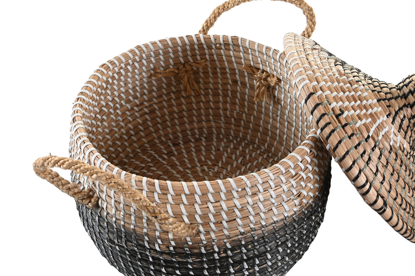 CESTA SET 2 SEAGRASS 41X41X33 NATURAL