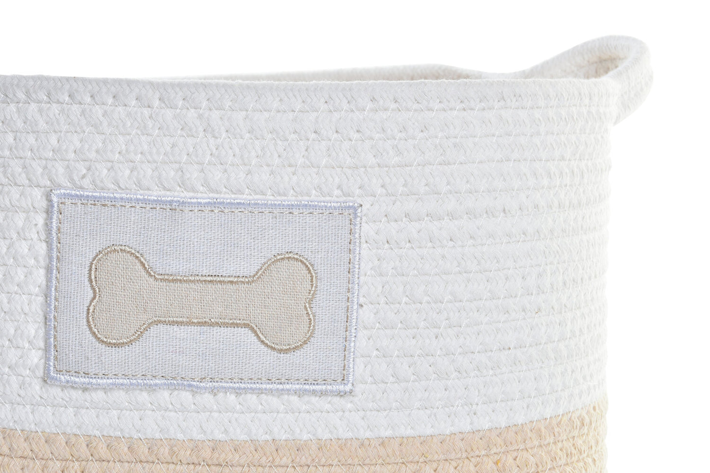 CESTA SET 2 ALGODON 43X30X23 BLANCO