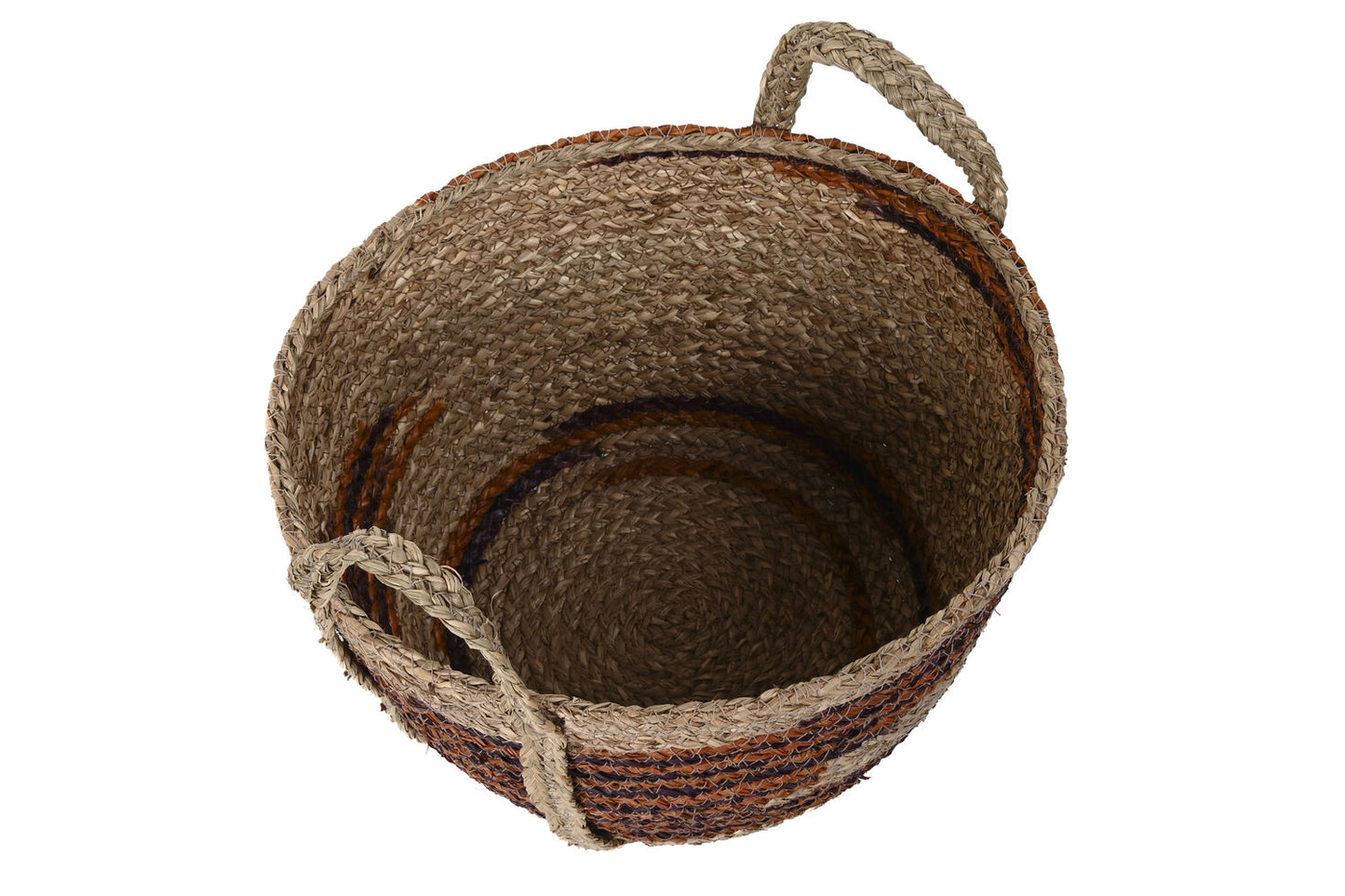 CESTA SET 3 SEAGRASS 38X38X41 NATURAL
