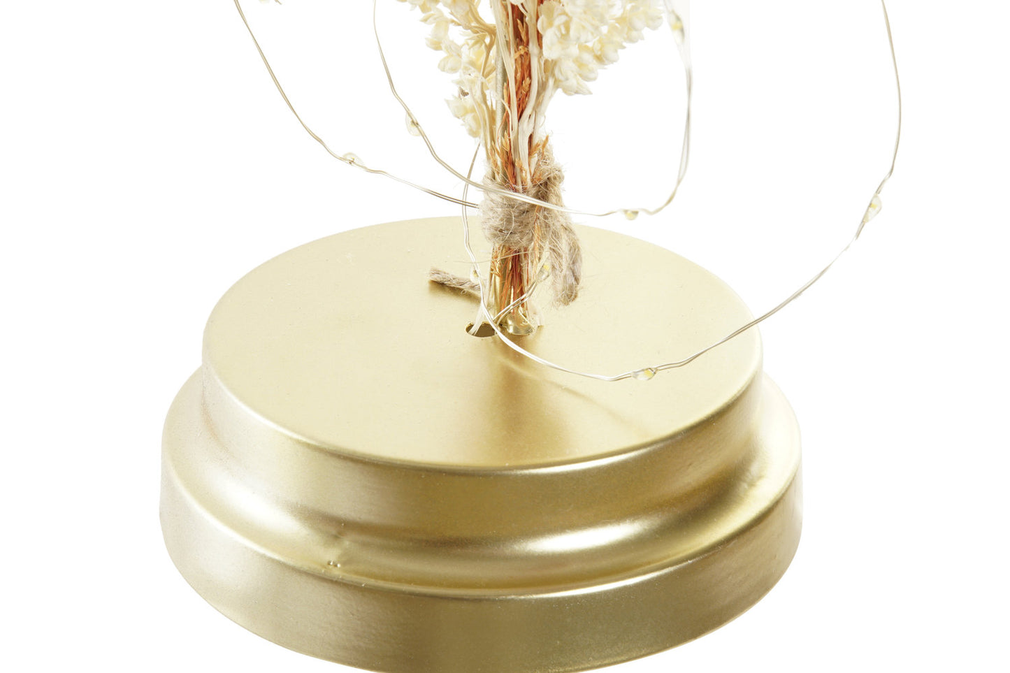 DECORACION LUMINOSA LED CRISTAL 12X12X22 FLOR SECA