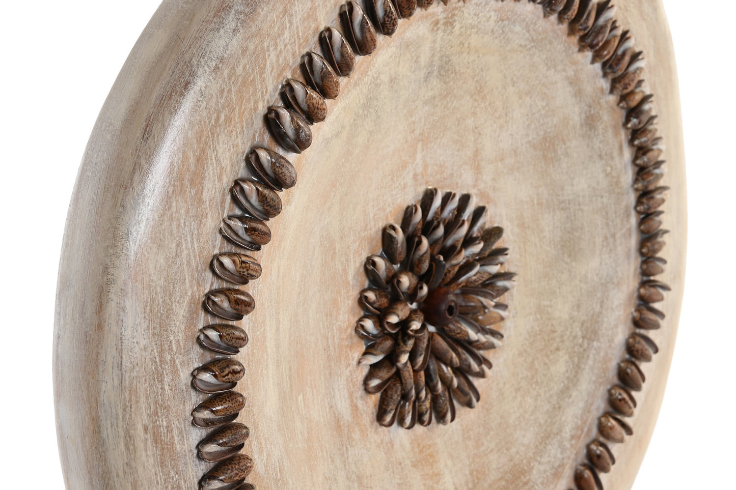 DECORACION ALBASIA HIERRO 39X12X55 CIRCULO BEIGE