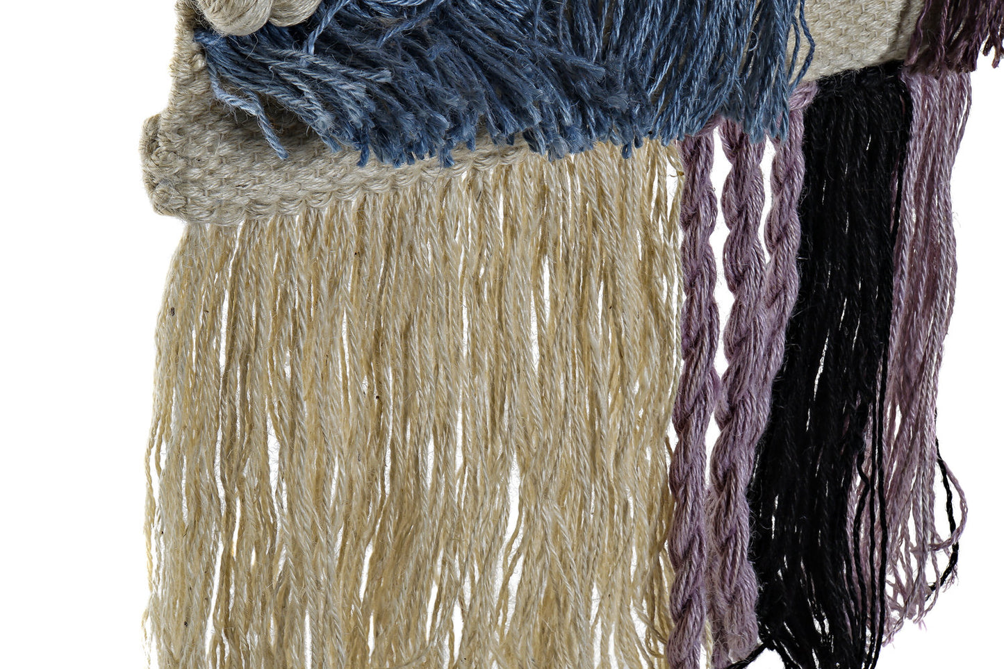 TAPIZ YUTE ALGODON 45X2X115 FLECOS MULTICOLOR