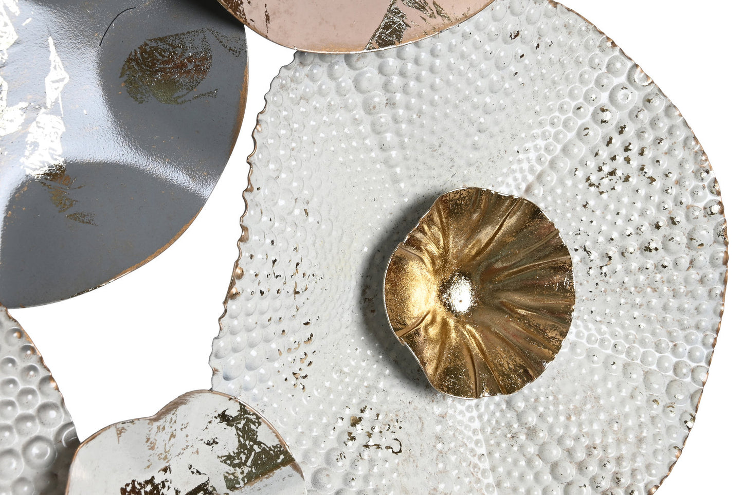 DECORACION PARED METAL 80X7X80 BLANCO