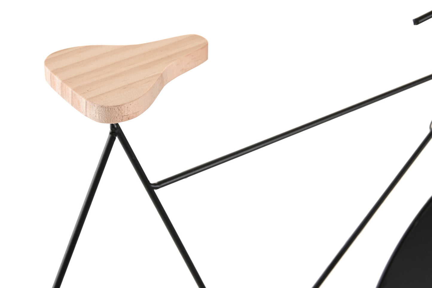 DECORACION PARED METAL 74X10X43:5 BICICLETA NEGRO