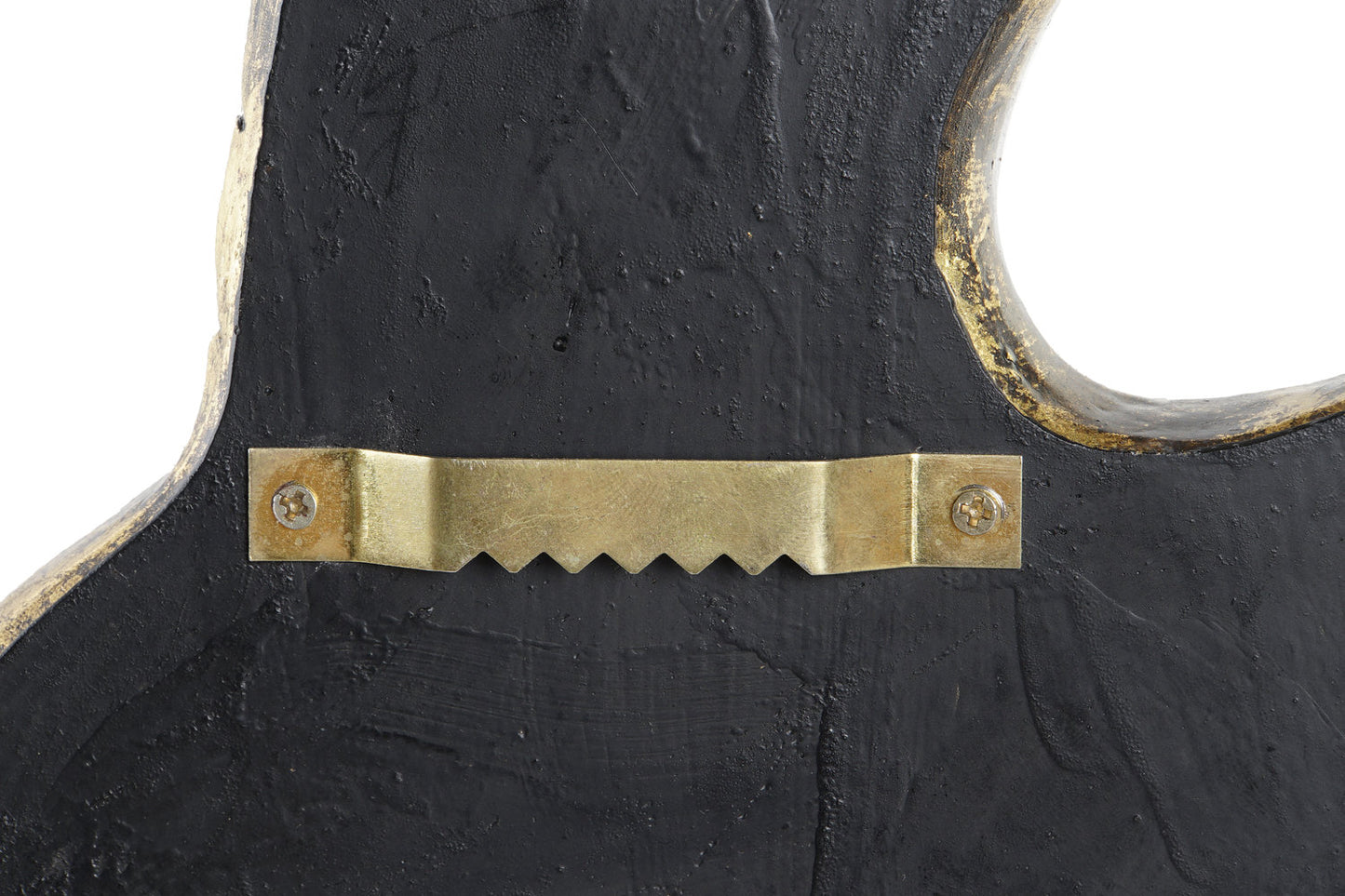 DECORACION PARED RESINA ESPEJO 38X3X37 PATO DORADO