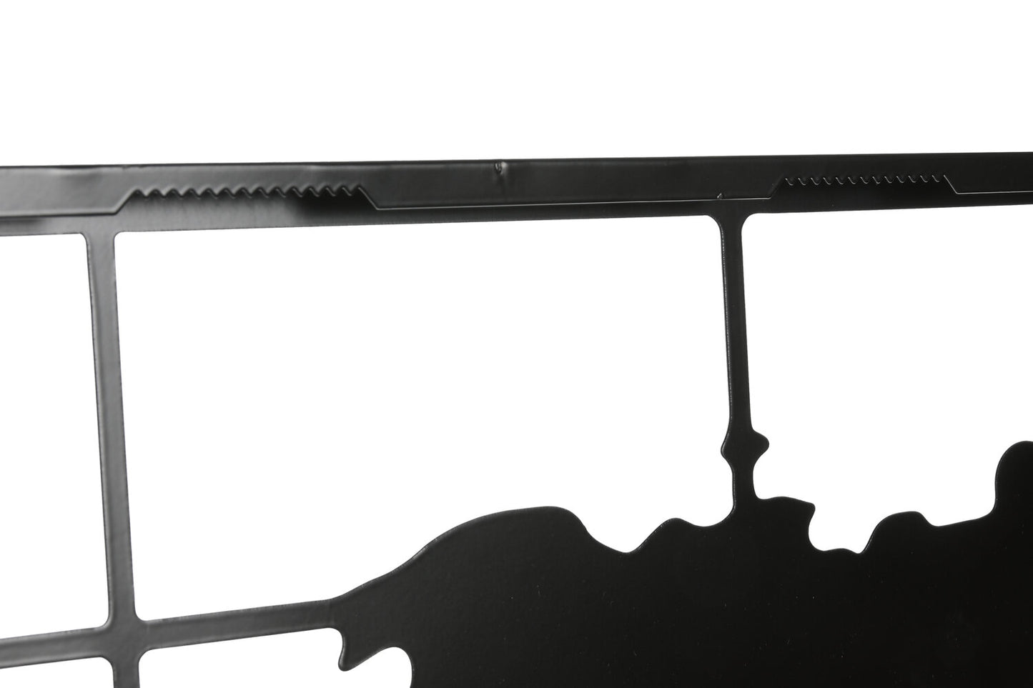 DECORACION PARED SET 3 METAL 120X2X65 MAPA NEGRO
