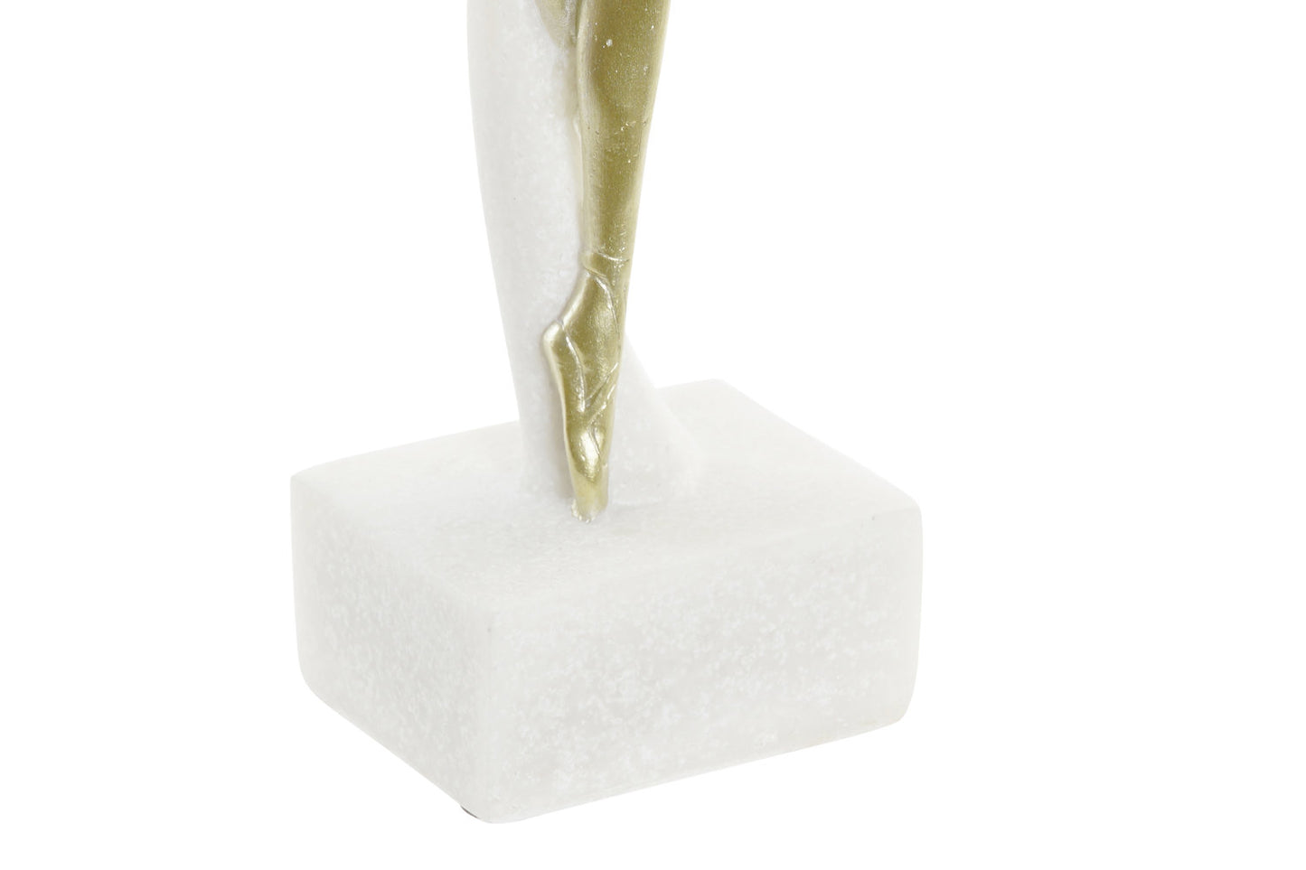 FIGURA RESINA 13:5X12:5X40 BAILARINA CUARZO BLANCO