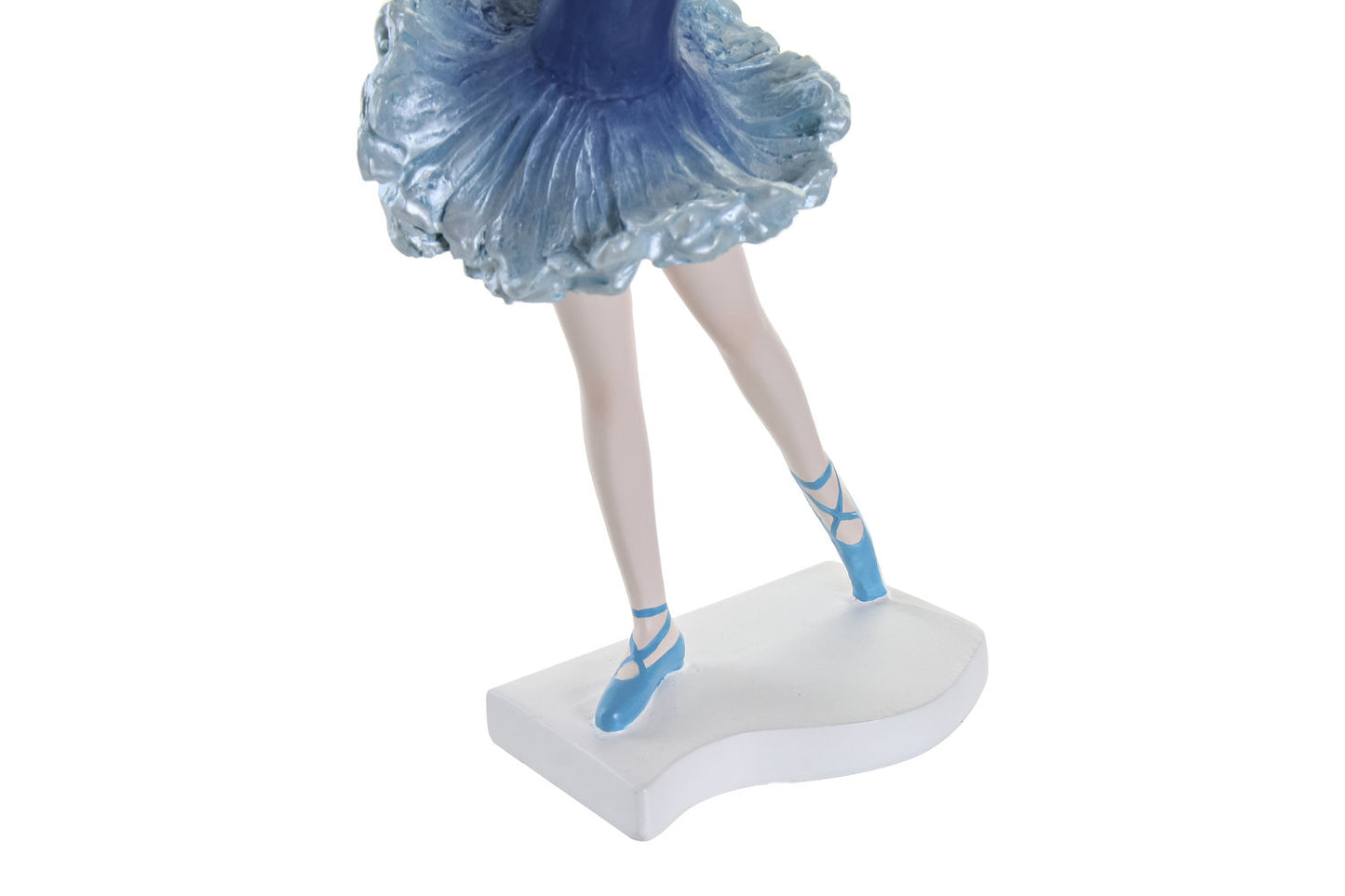 FIGURA RESINA 11X6X23 BAILARINA AZUL