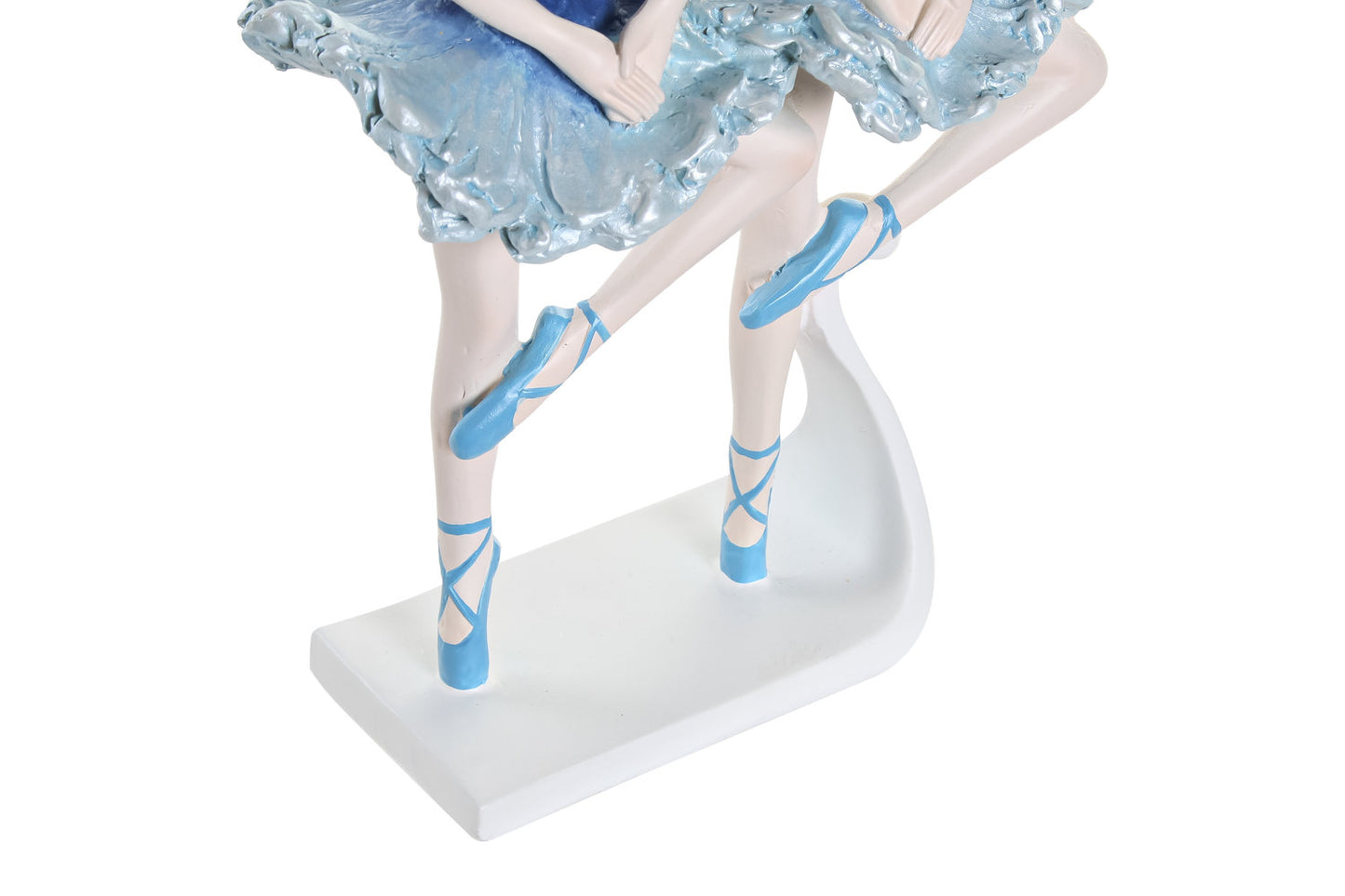 FIGURA RESINA 14X7:5X21:5 BAILARINAS AZUL
