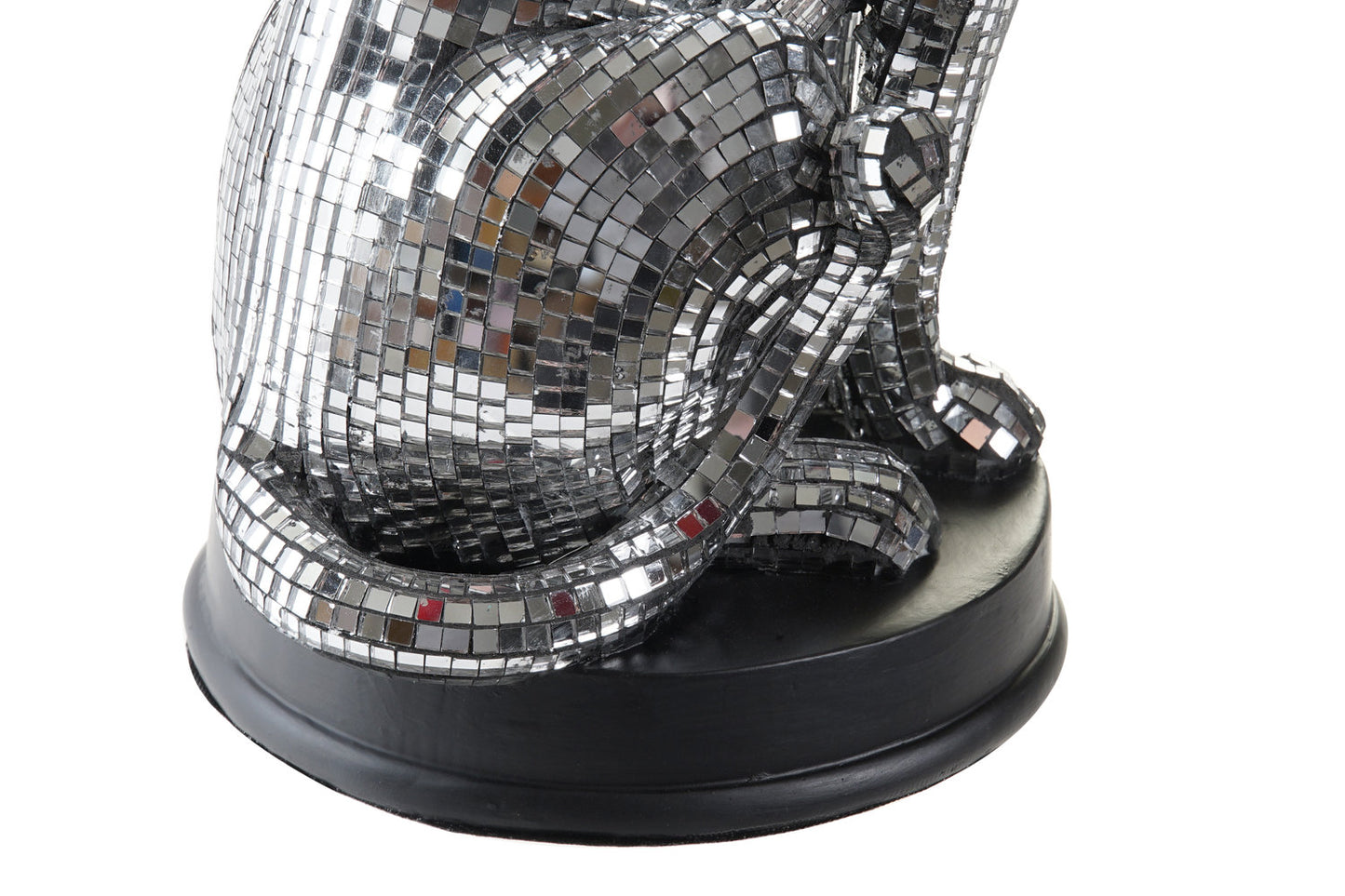 FIGURA RESINA 19:5X16X31:5 LEOPARDO ESPEJO