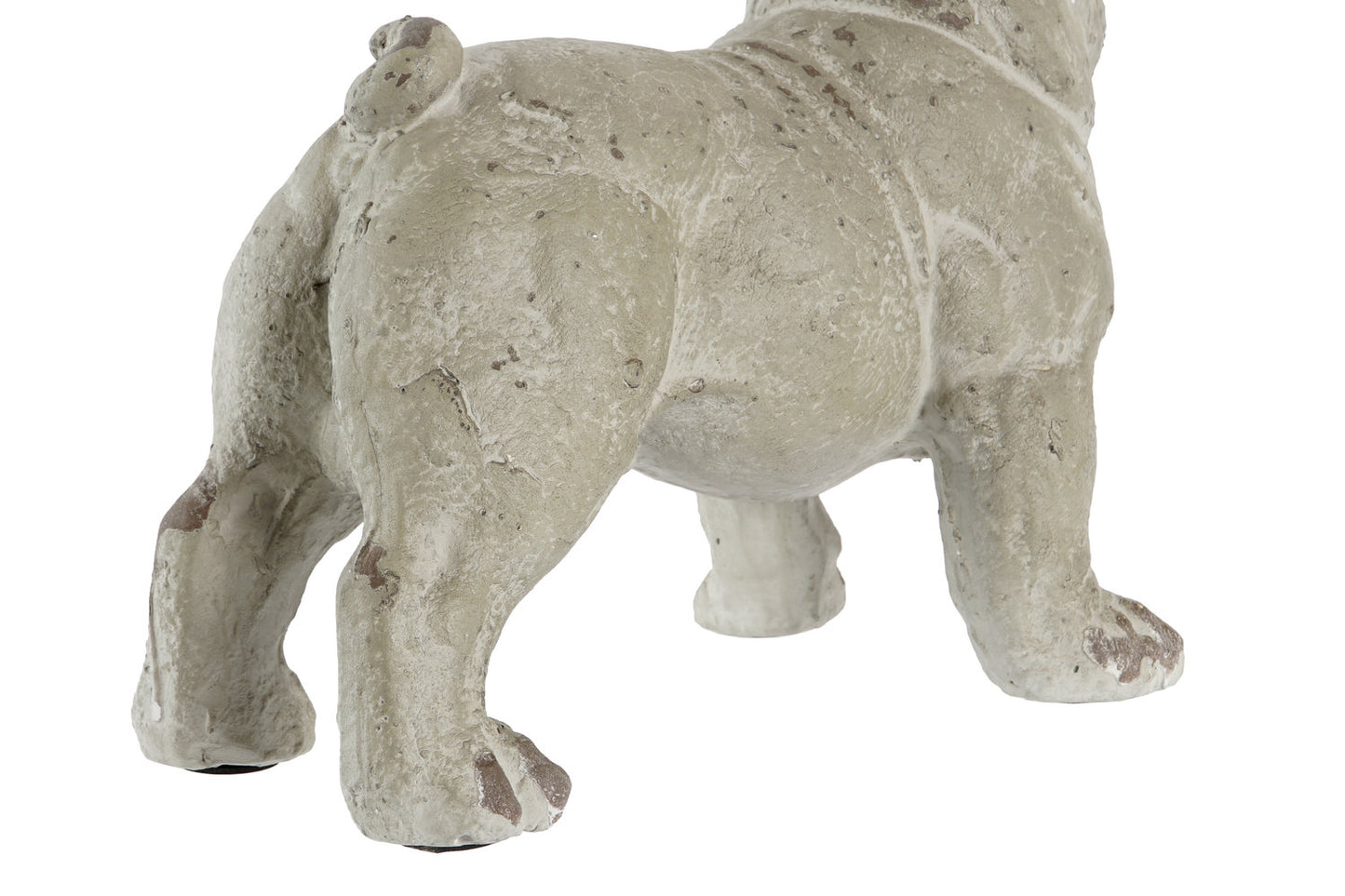 FIGURA RESINA 19X39X28:5 PERRO ENVEJECIDO GRIS