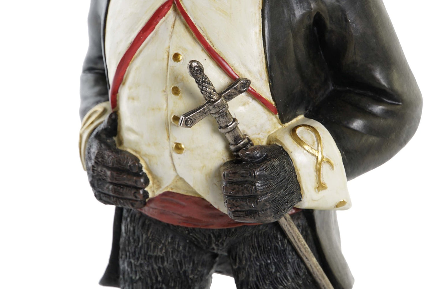 FIGURA RESINA 16:5X12X32 GORILA NAPOLEON NEGRO