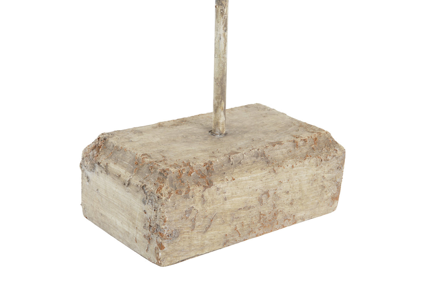 FIGURA MAGNESIA 26X11X65 ALA ENVEJECIDO BLANCO