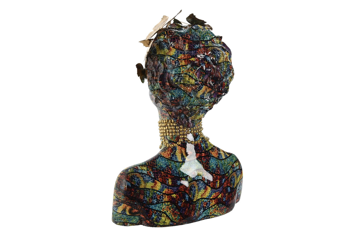 FIGURA RESINA 26X18:5X34 BUSTO MULTICOLOR