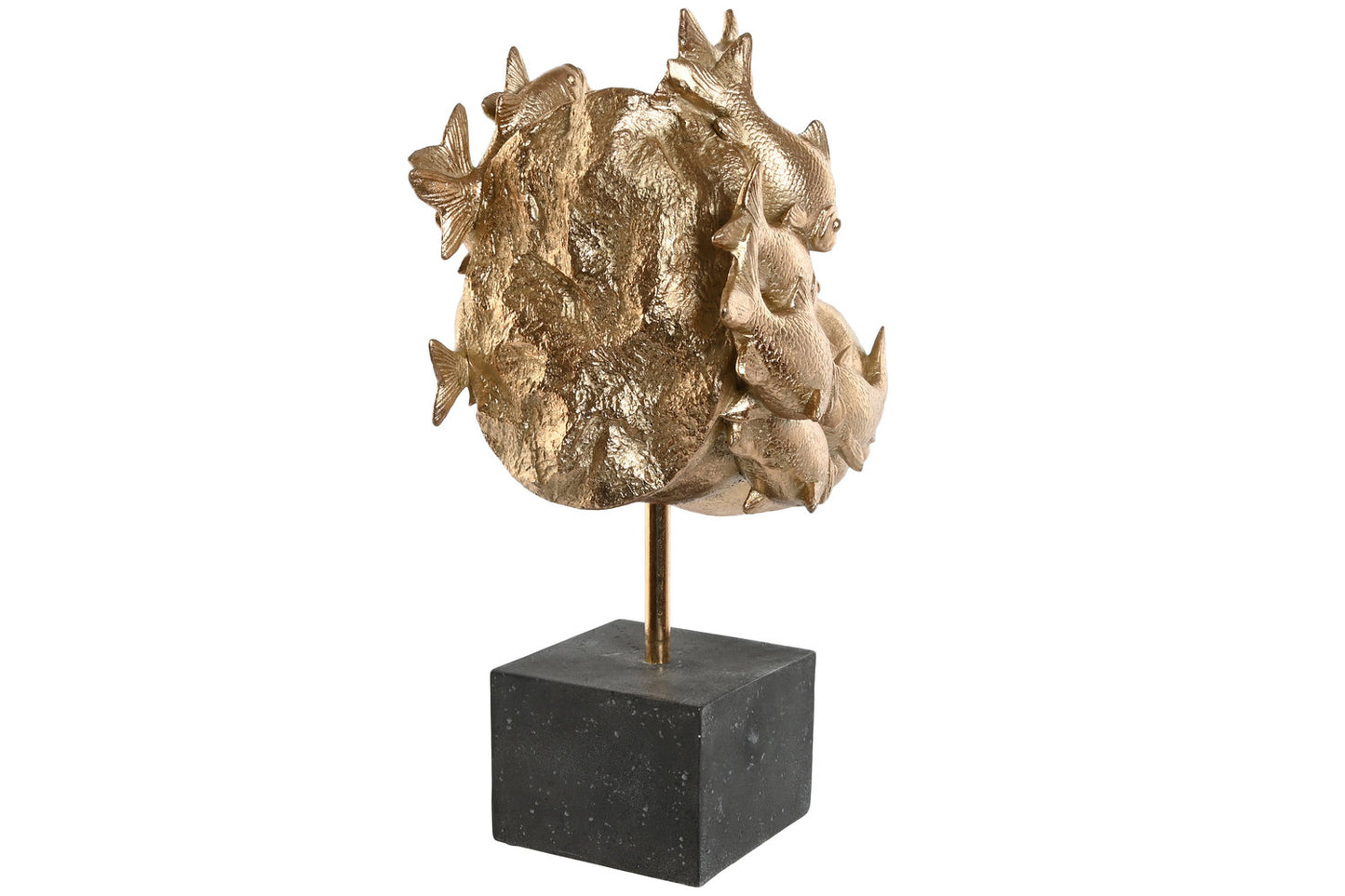 FIGURA RESINA 33X21:5X45 HIPO DORADO