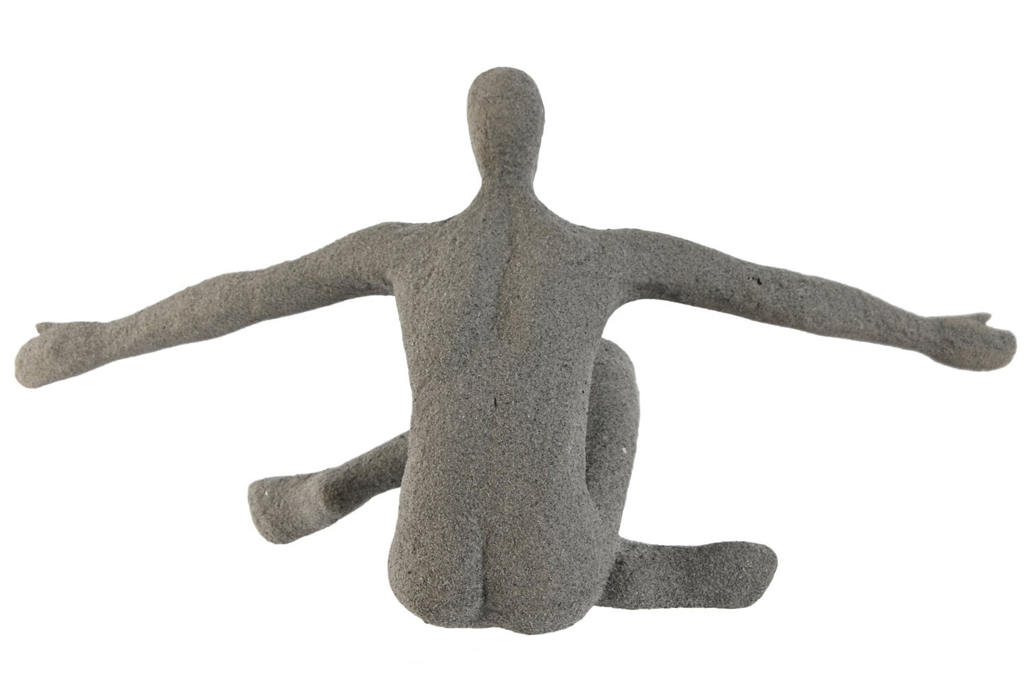 FIGURA RESINA 57X19:5X26:8 PERSONA GRIS